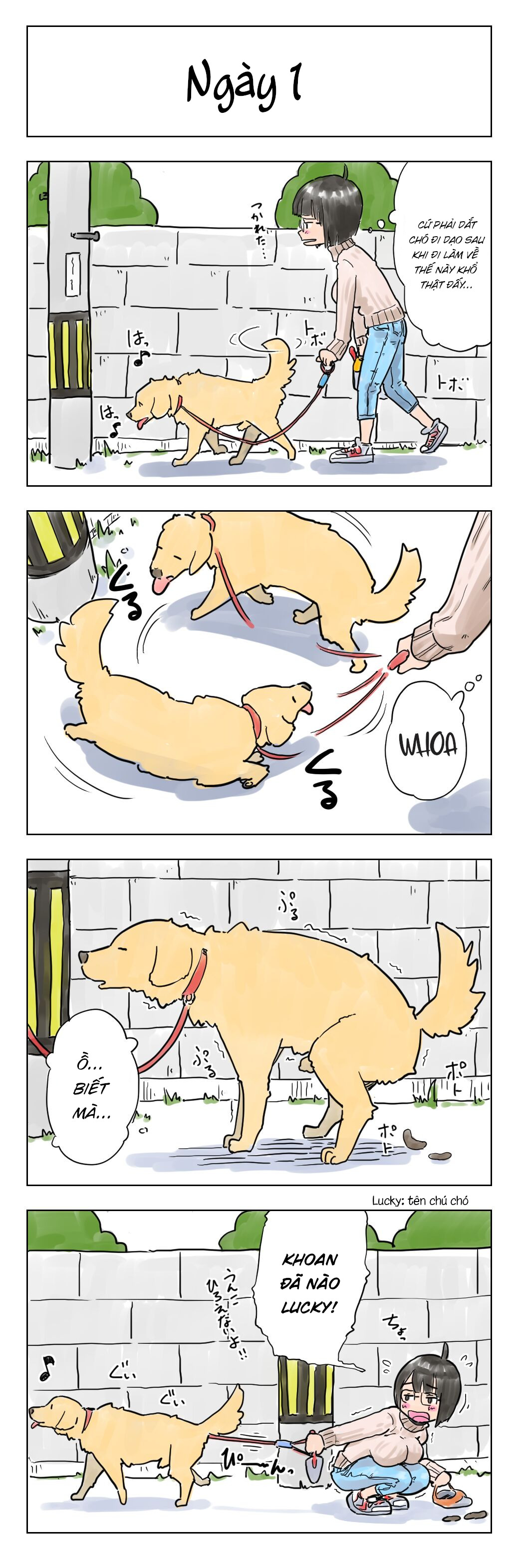 Đọc truyện hentai Gái đeo kính ngực bự sẽ làm tình với chó của cô ấy sau 100 ngày! - Part 1