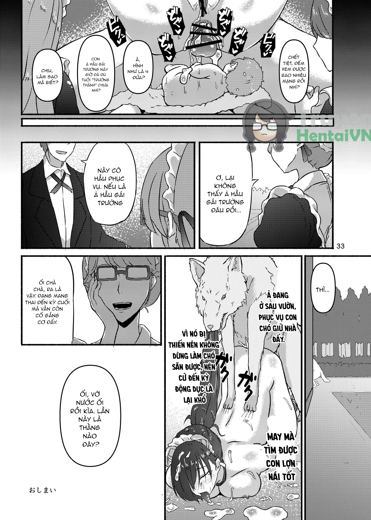 Đọc truyện hentai Futsuu no Inkya no JK Datta kedo, Maid ni Sarete, Makasare Haramasare Shussan Saserarete Bitch ni Naremashita! - Oneshot