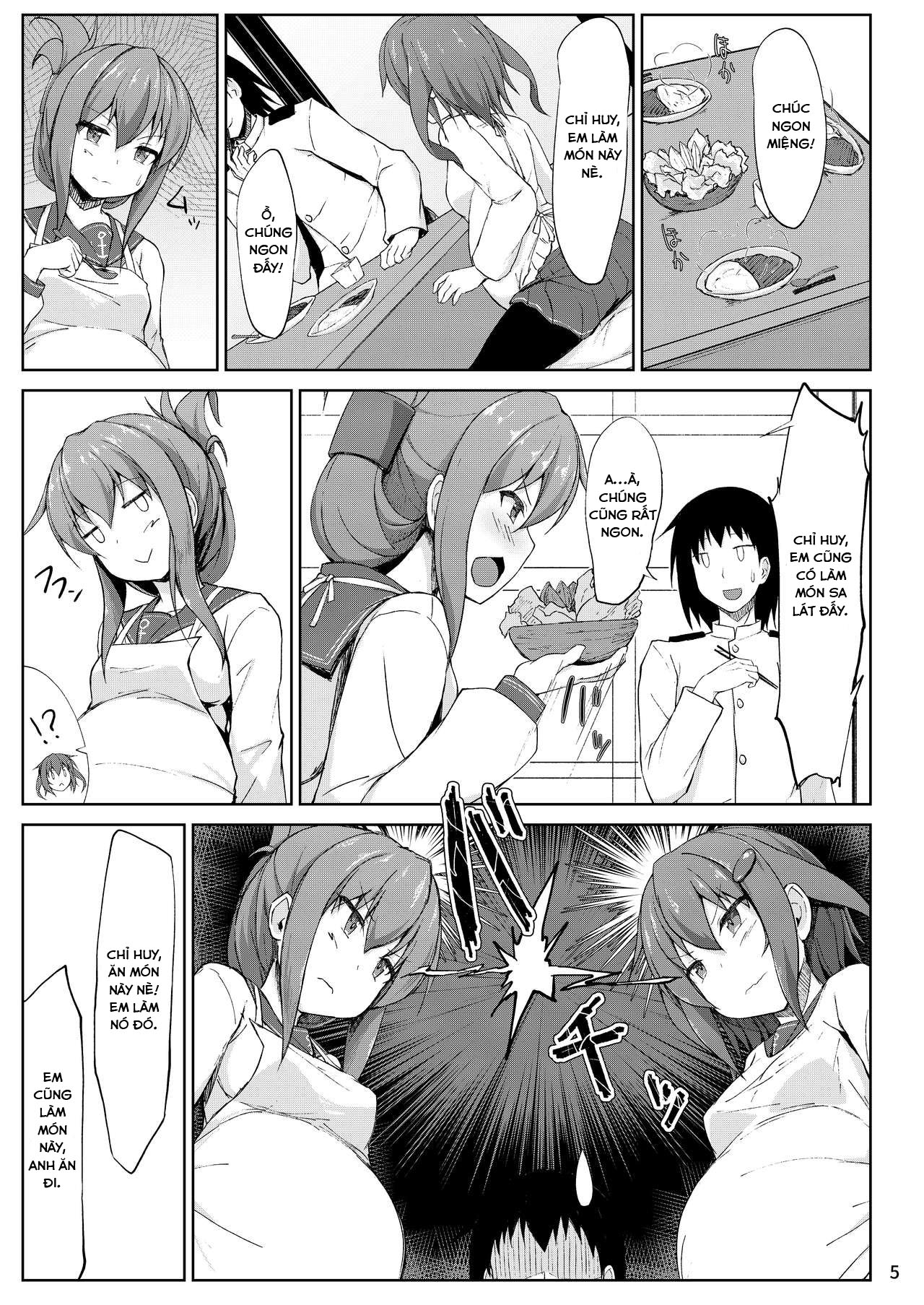 Đọc truyện hentai Ikazuchi và Inazuma muốn em bé của chỉ huy!! (Kantai Collection -KanColle-) - Chap 2: END