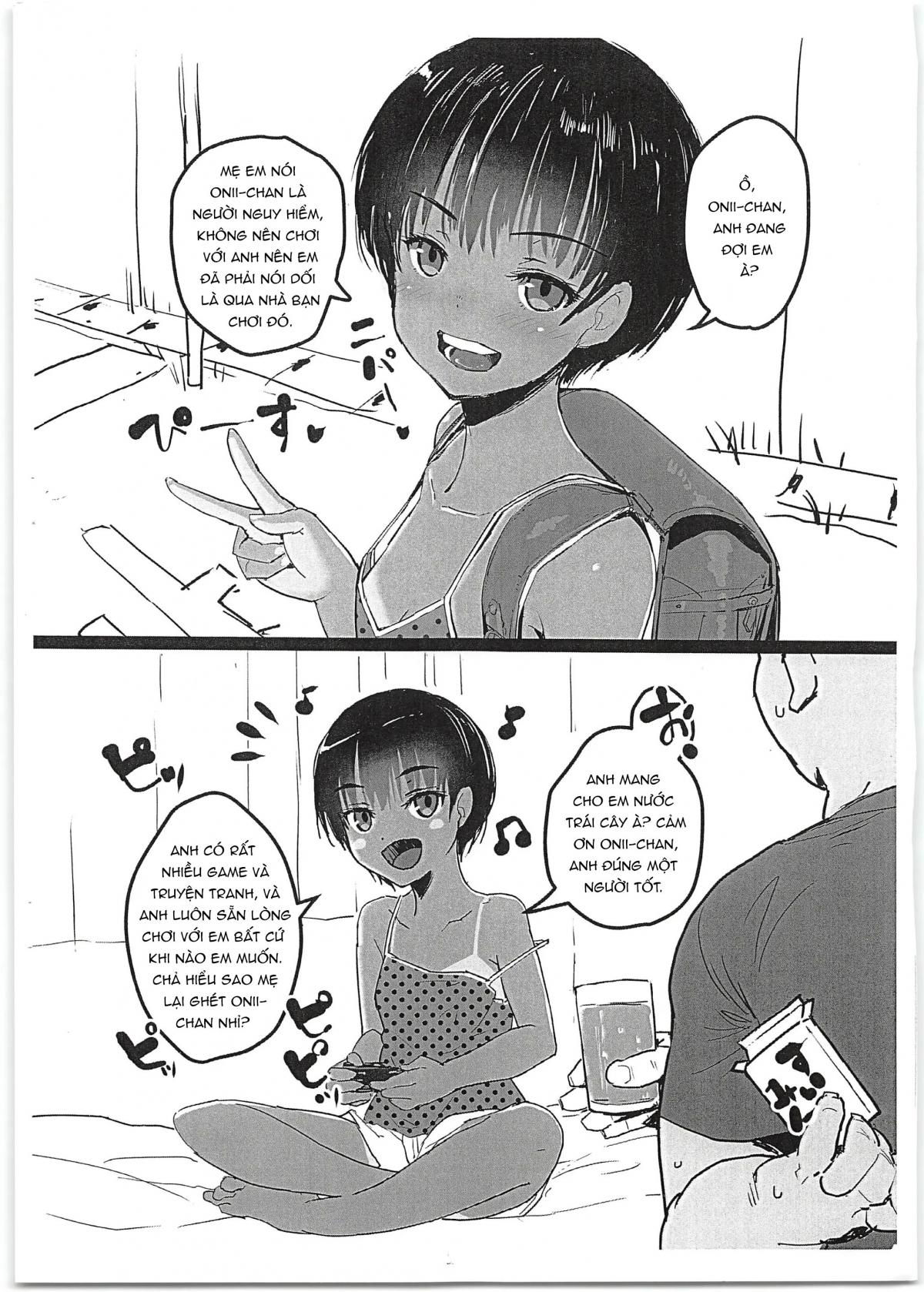 Đọc truyện hentai Cô bé rám nắng và anh trai hàng xóm - Bantumlum