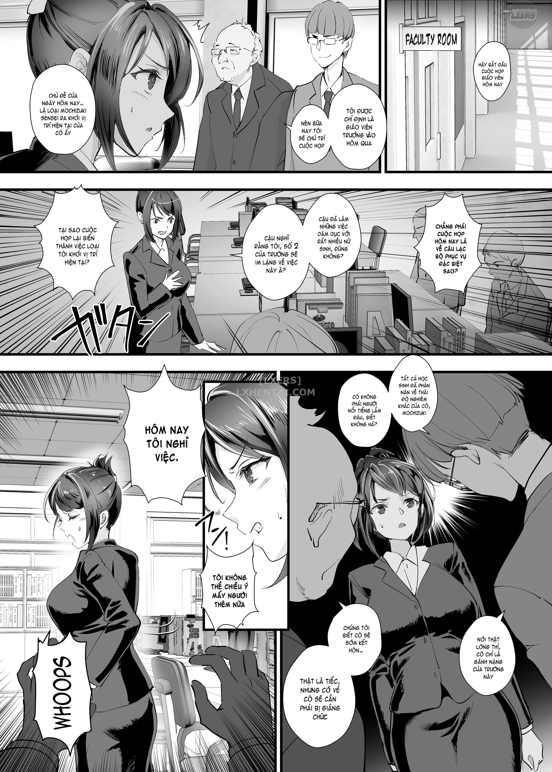 Đọc truyện hentai Fukushuu!! Tenraku Gakuen no Nikubin Hime!! - Chap 3 - [END]