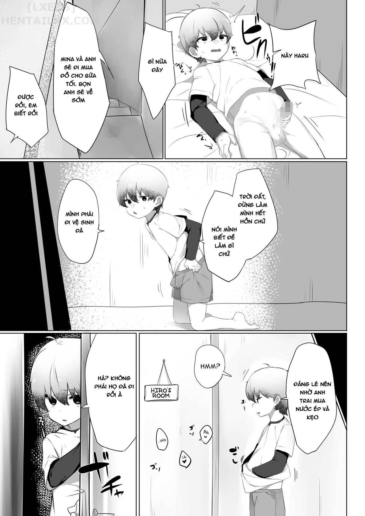 Đọc truyện hentai Haru-Kun To Odosare Futago - Oneshot