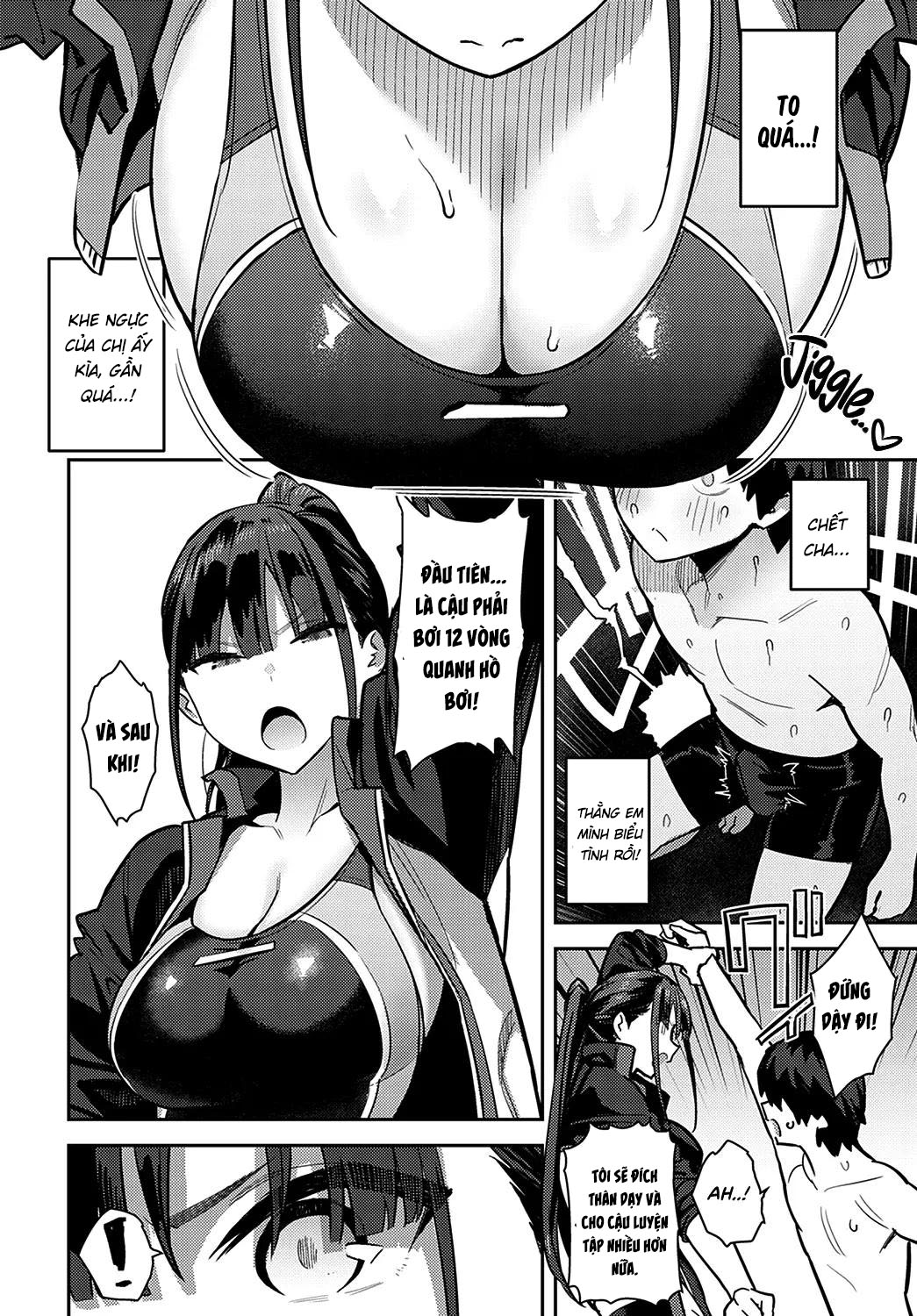 Đọc truyện hentai Sóc lọ cùng với senpai trong clb bơi lội! - Oneshot nứng