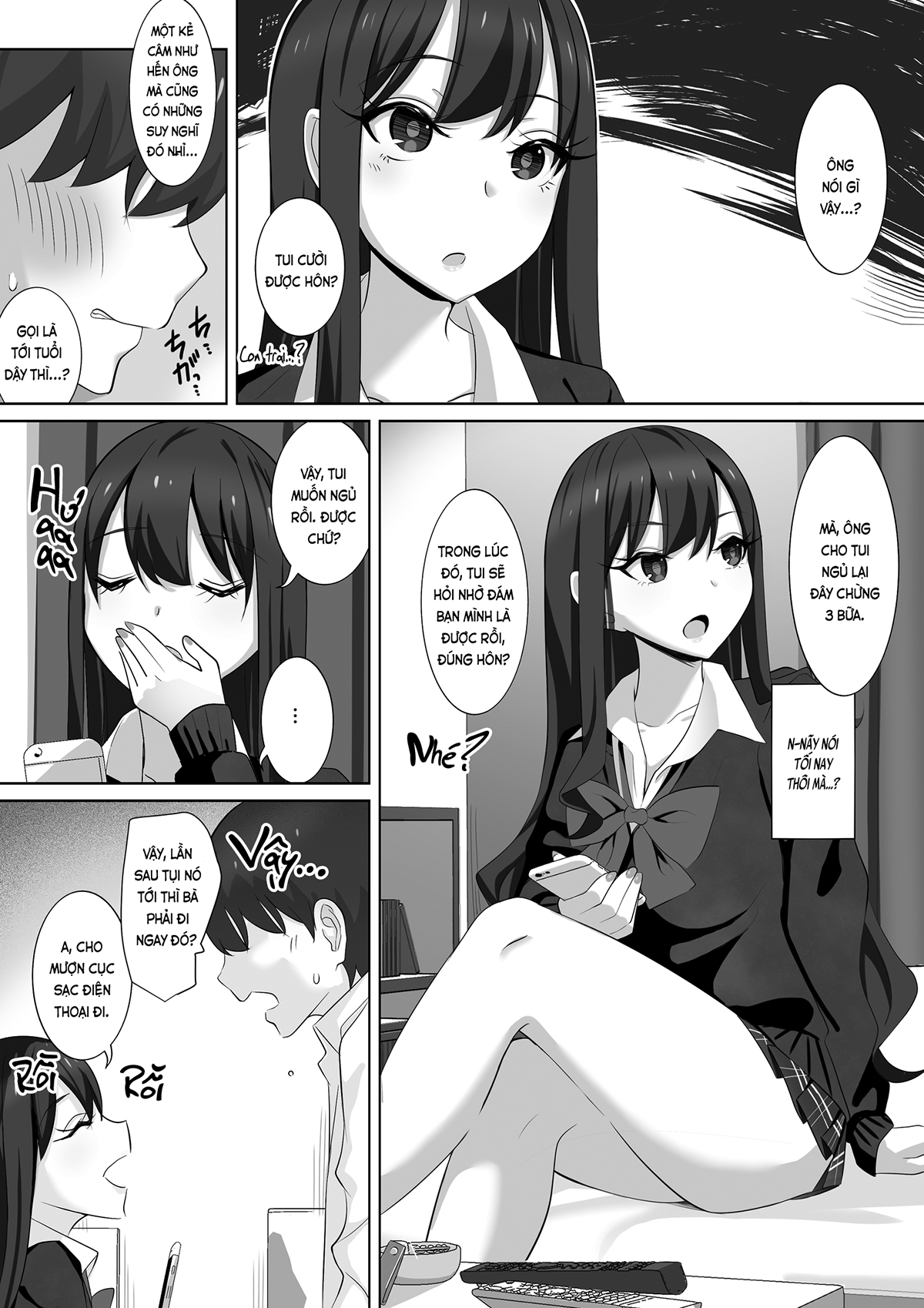 Đọc truyện hentai Nhỏ hàng xóm kêu ngạo biến nhà tôi thành ...nơi trú ẩn... rồi chui vô ngủ và… (nguyên tác) - Oneshot