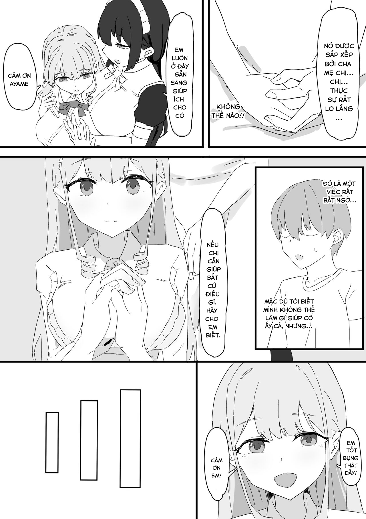 Đọc truyện hentai Câu chuyện về Oba-sama và vợ của ông bị vị hôn thê của họ bắt và quan hệ tình dục với nhau. - Oneshot