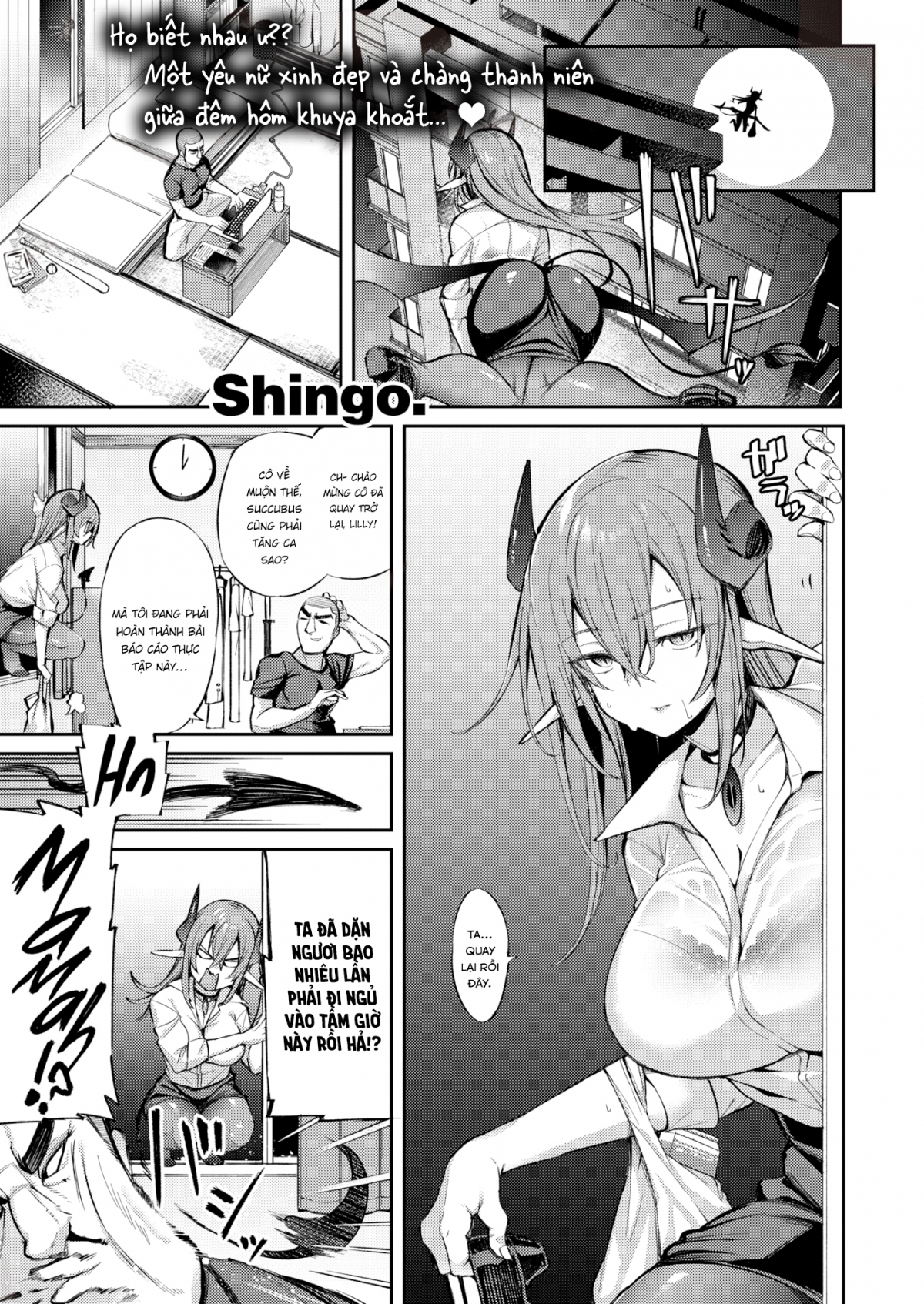 Đọc truyện hentai Ánh trăng Lilly ~Một Succubus chuyên cần~ - Oneshot