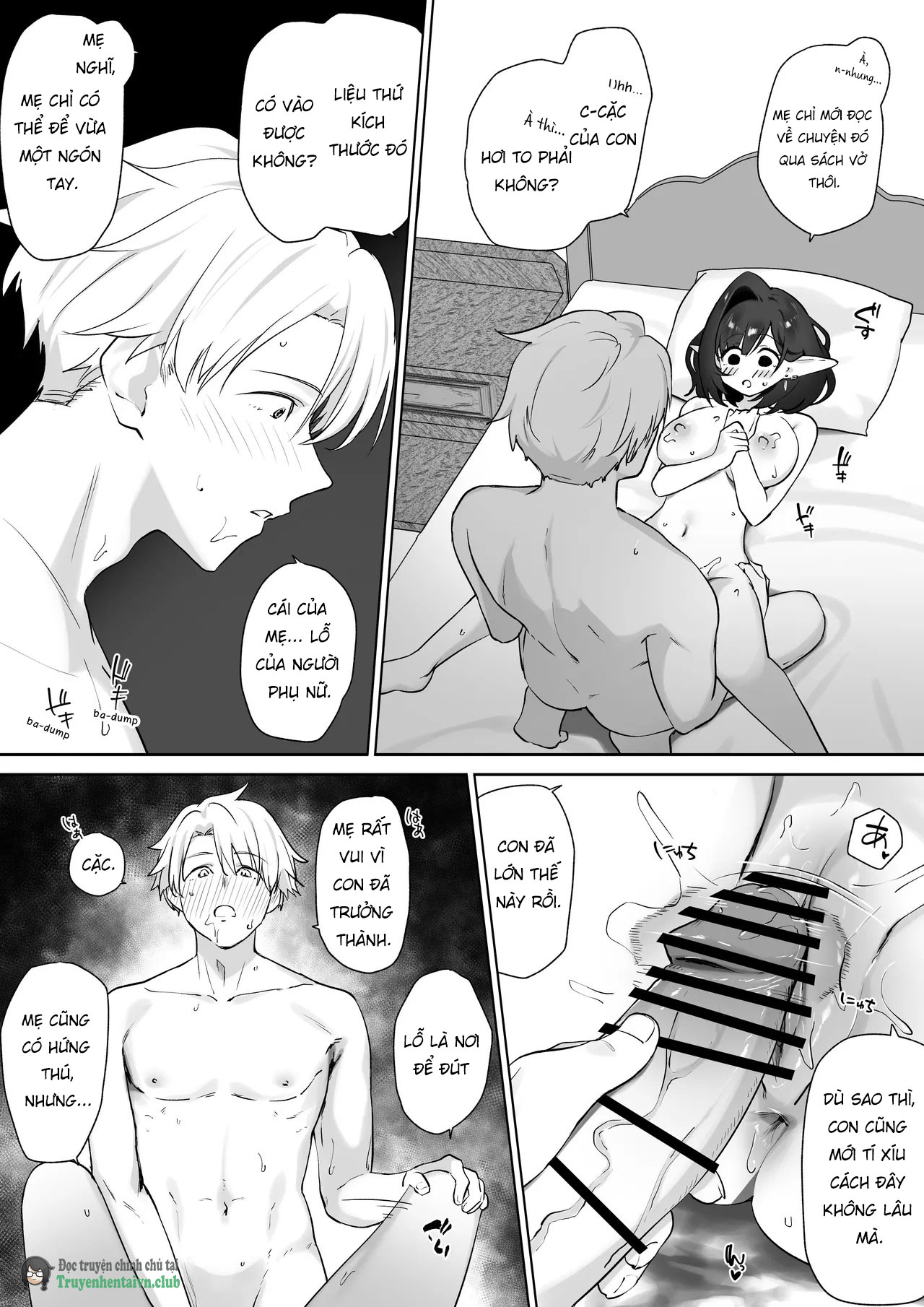 Đọc truyện hentai Elf no Milk de Otona ni Narimashita - Oneshot