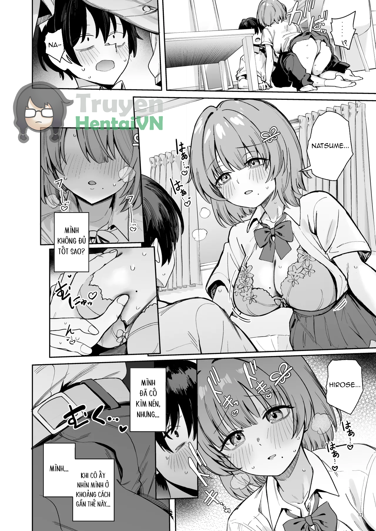 Đọc truyện hentai Class de Kakure Ninki no Hirose-san ga Guigui kuru! - Oneshot