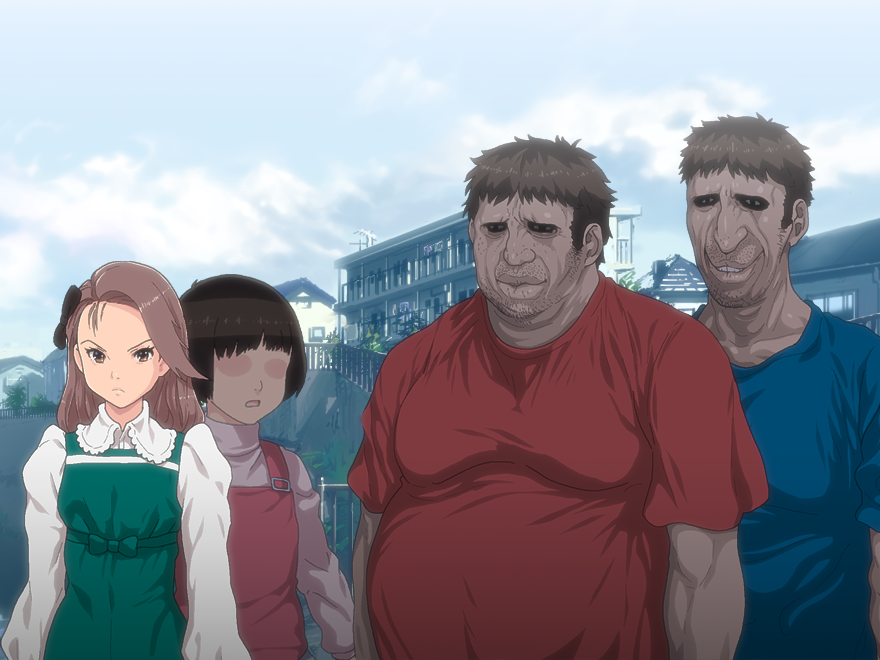 Đọc truyện hentai Futotta Otoko ga Shoujo ni Hanashi Kakeru Jian Hassei - Artist CG - Ảnh động