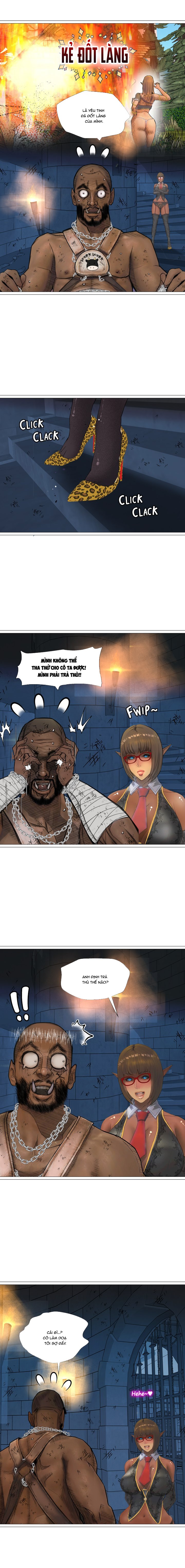 Đọc truyện hentai Nữ Hoàng Dark Elf Và Nô Lệ Orc - Chap 15