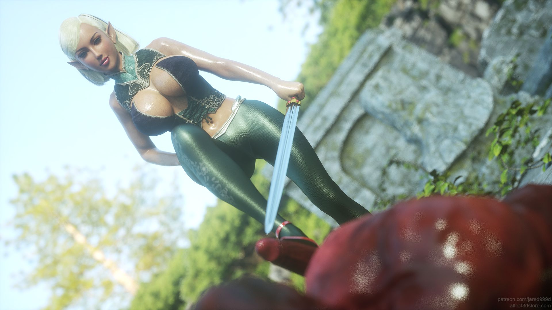 Đọc truyện hentai Elf Slave - Chapter 1.5: Jenna`s Revenge