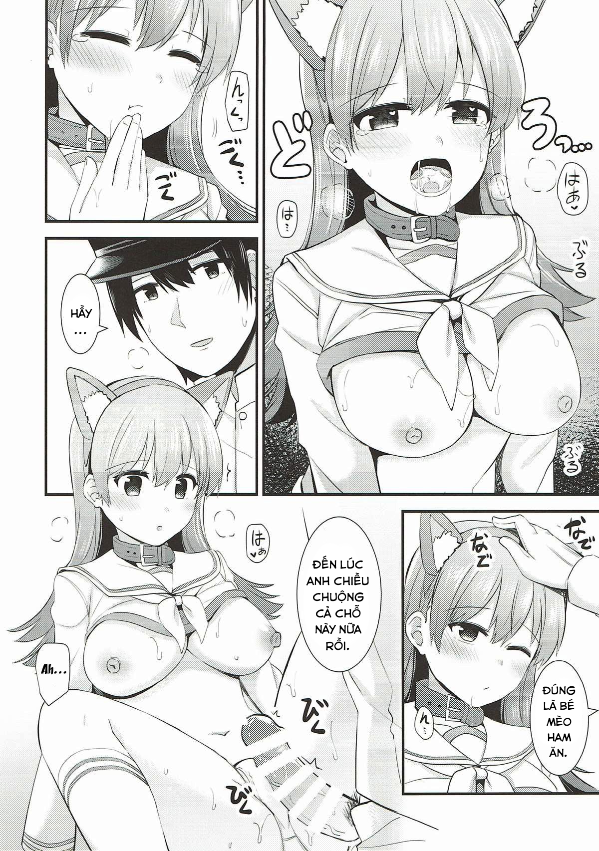 Đọc truyện hentai Ooi! Đeo tai mèo lên đi! (Kantai Collection -KanColle-) - Oneshot