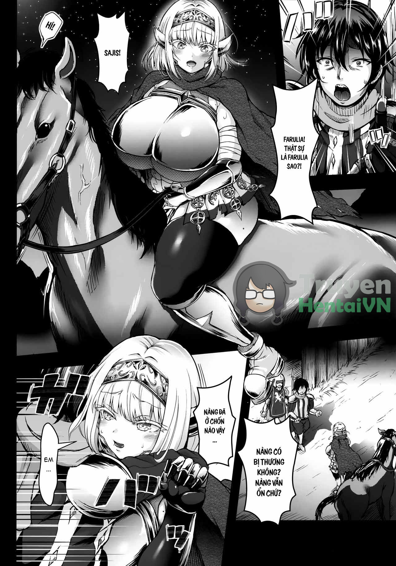 Đọc truyện hentai (C97) [XMODEL (Nishiki Ai)] GUND CUNNUM Vol. 5 Shussan Bokujou Kokuin no Onna Kishi Netori Kanryou Hen - Oneshot