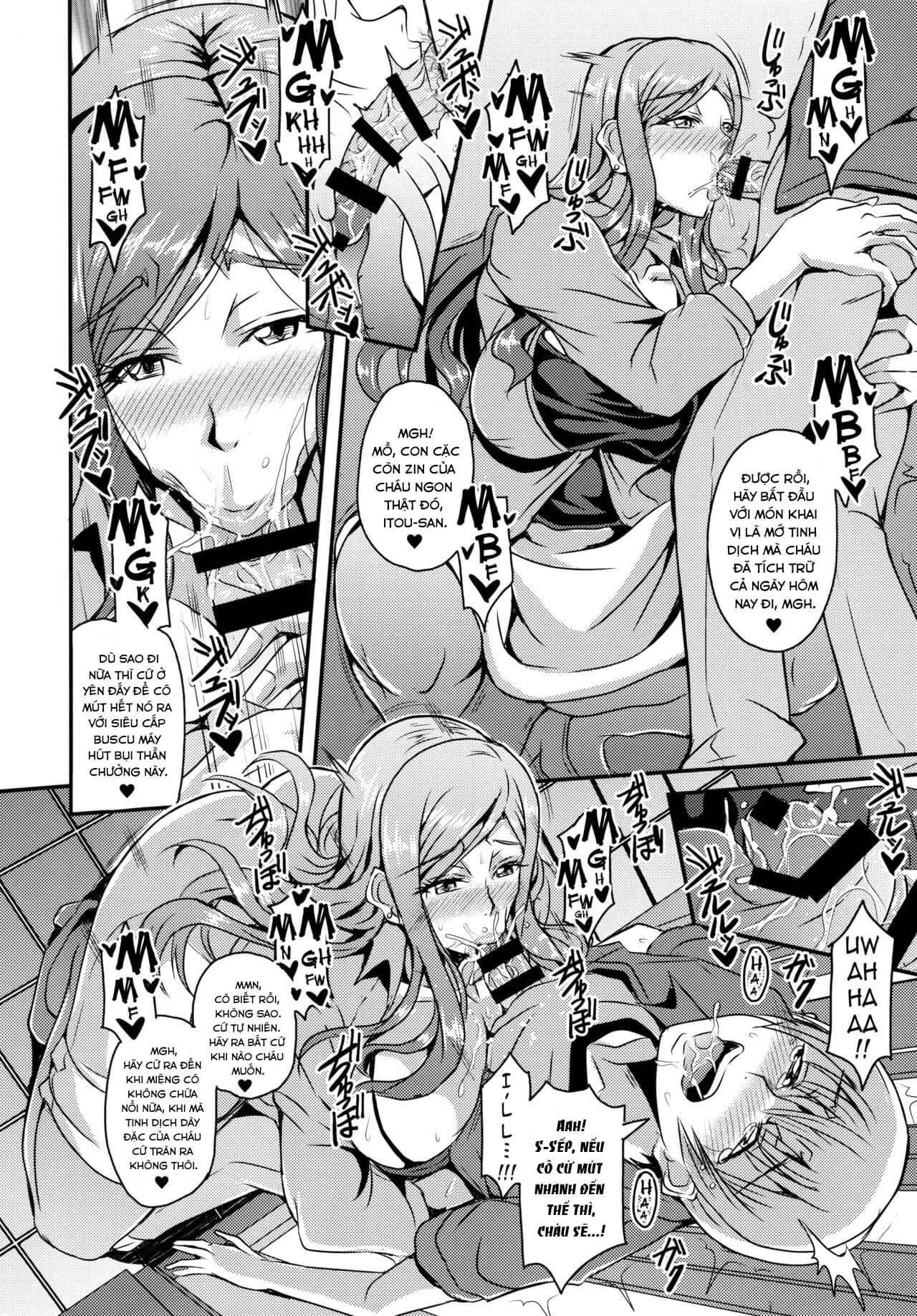 Đọc truyện hentai Cô nội trợ nhà bên là succubus - Oneshot