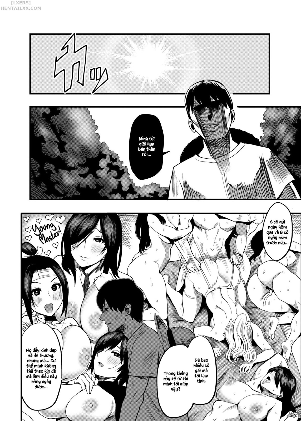 Đọc truyện hentai Oideyo! Kunoichi no Sato - Chap 2: Onimeshuu Kunoichi Gaga Shuurai no Maki