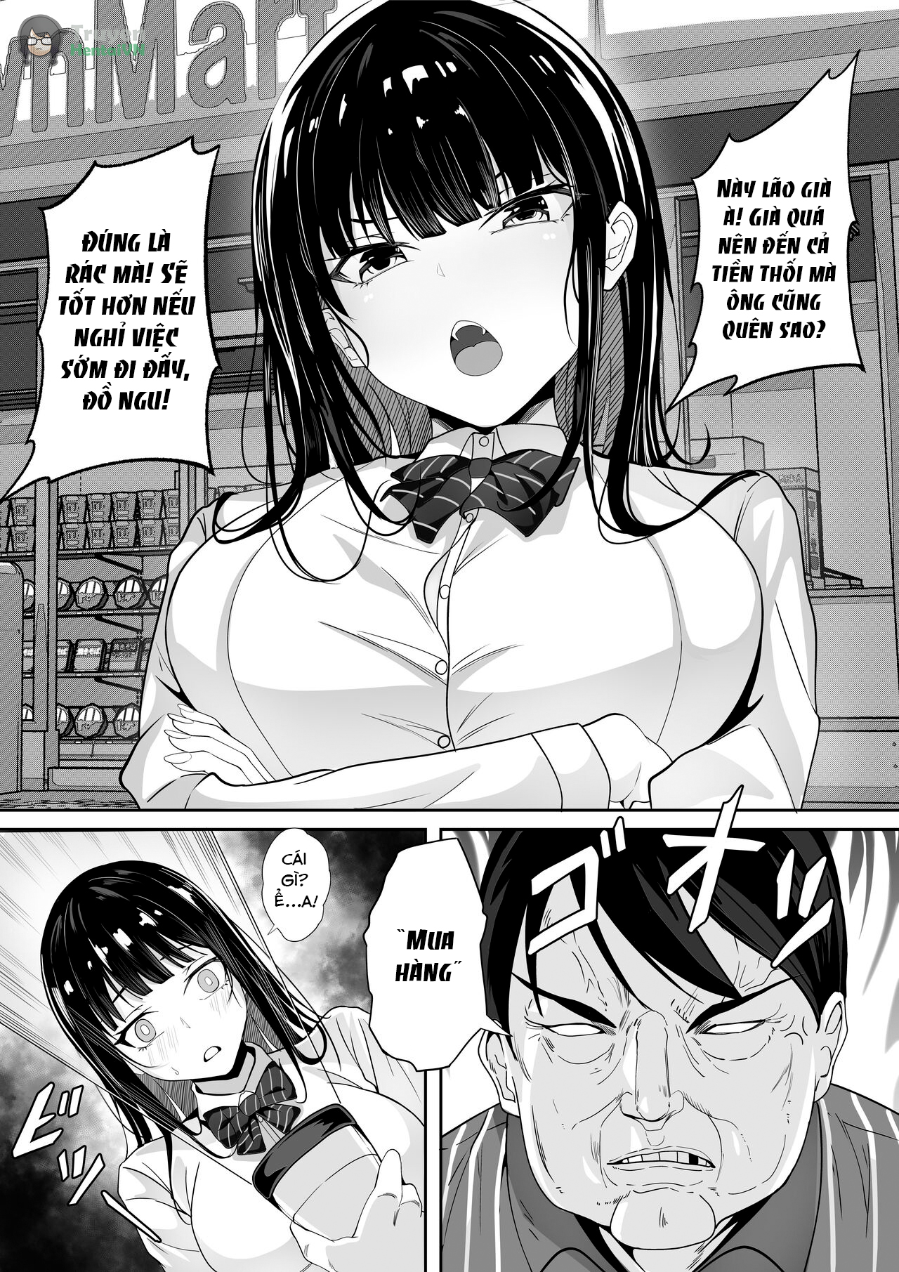 Đọc truyện hentai Jidou Shouhin-ka POS Regi Kininaru Anoko mo 1-man Yen - Oneshot