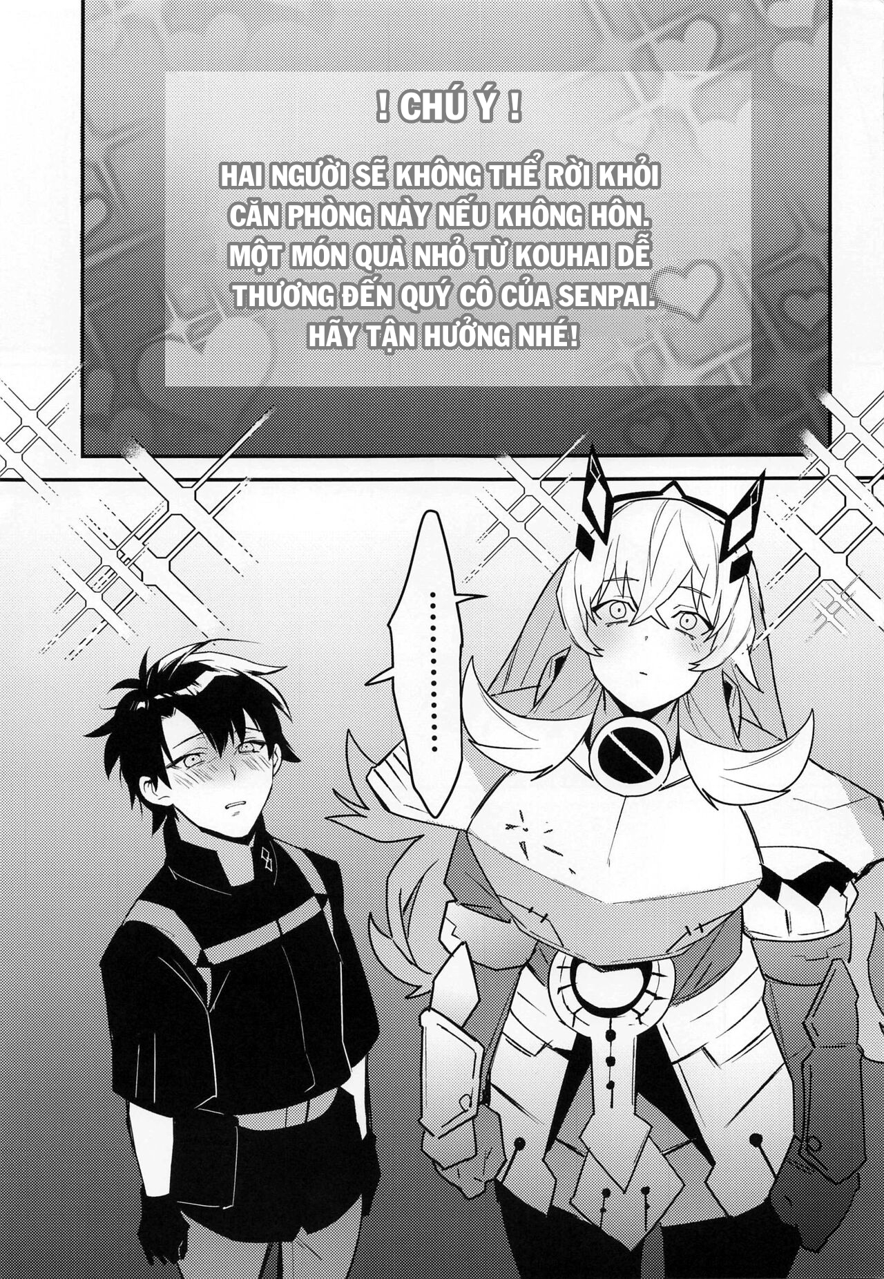 Đọc truyện hentai Kimi to Kiss Shinai to Derarenai Heya (Fate/Grand Order) - Oneshot