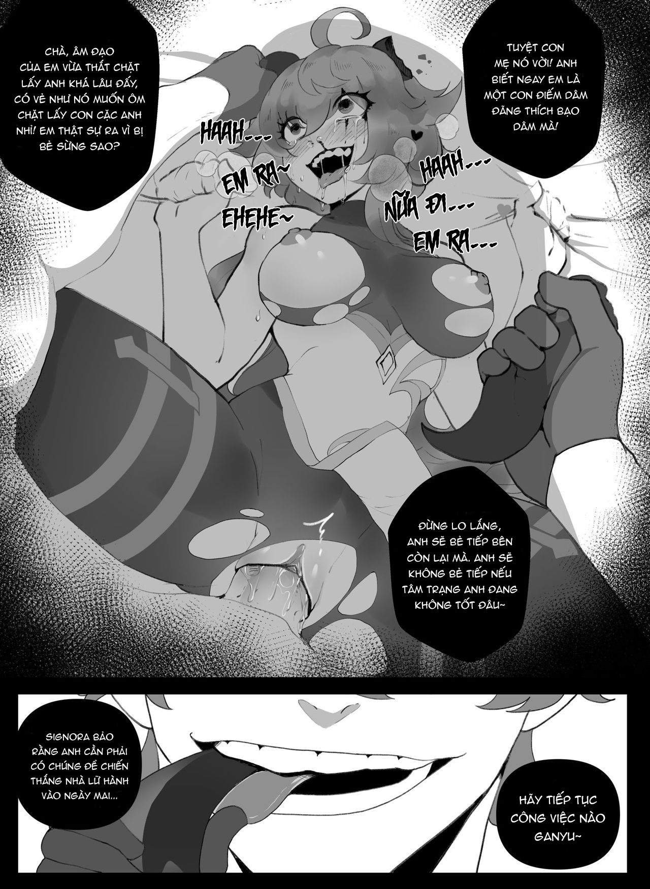 Đọc truyện hentai Đêm ám ảnh kinh hoàng của Dê Dừa - Oneshot