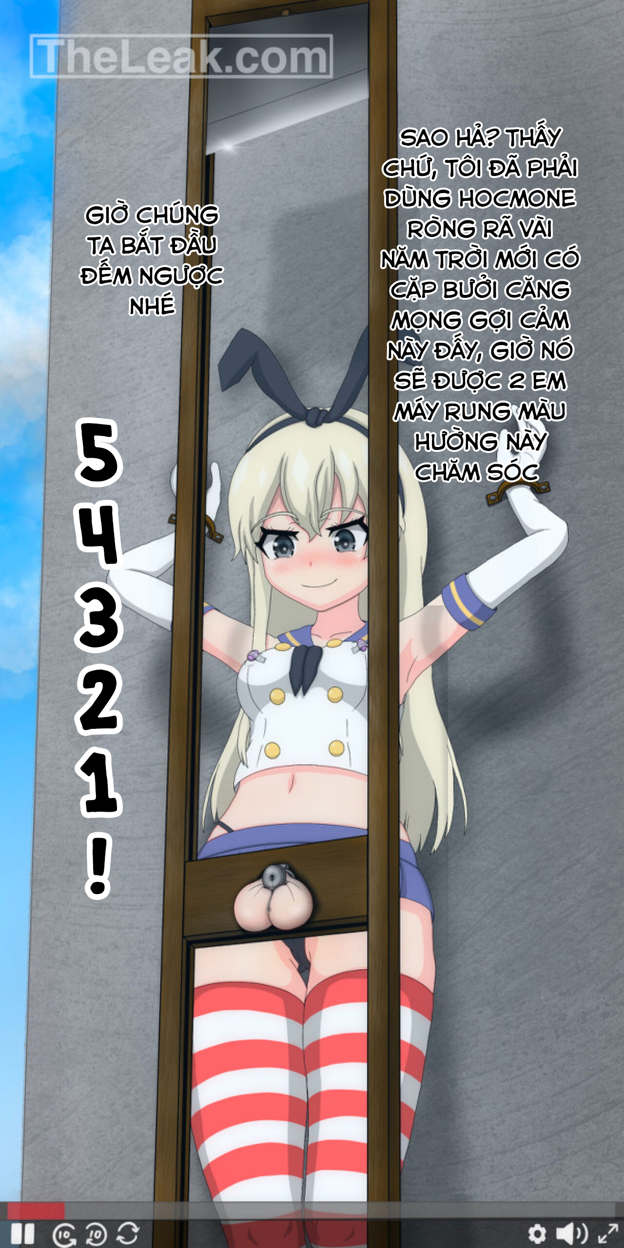 Đọc truyện hentai Buổi live Stream tự thiến của Shimakaze! - Oneshot