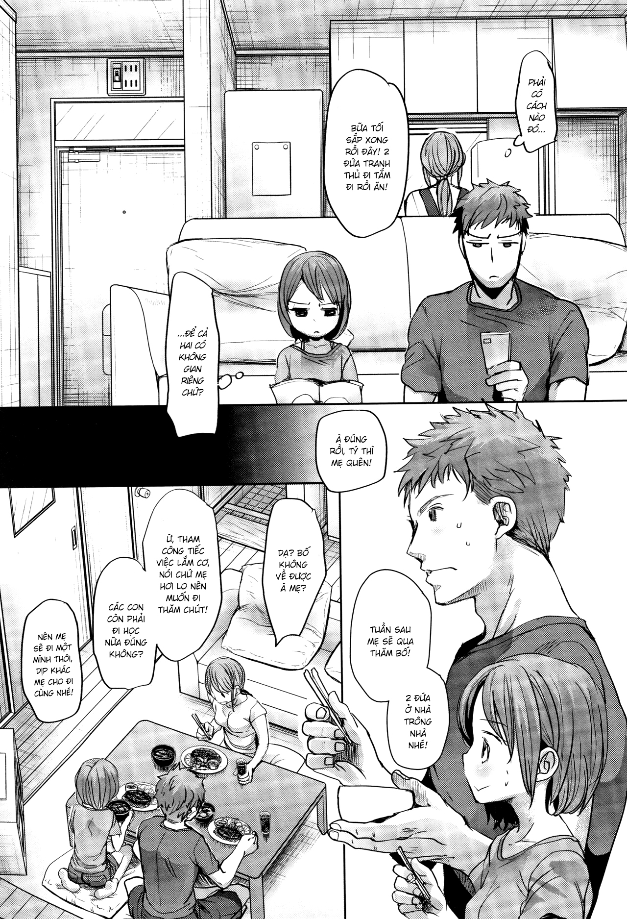 Đọc truyện hentai Khi bố mẹ vắng nhà - Oneshot