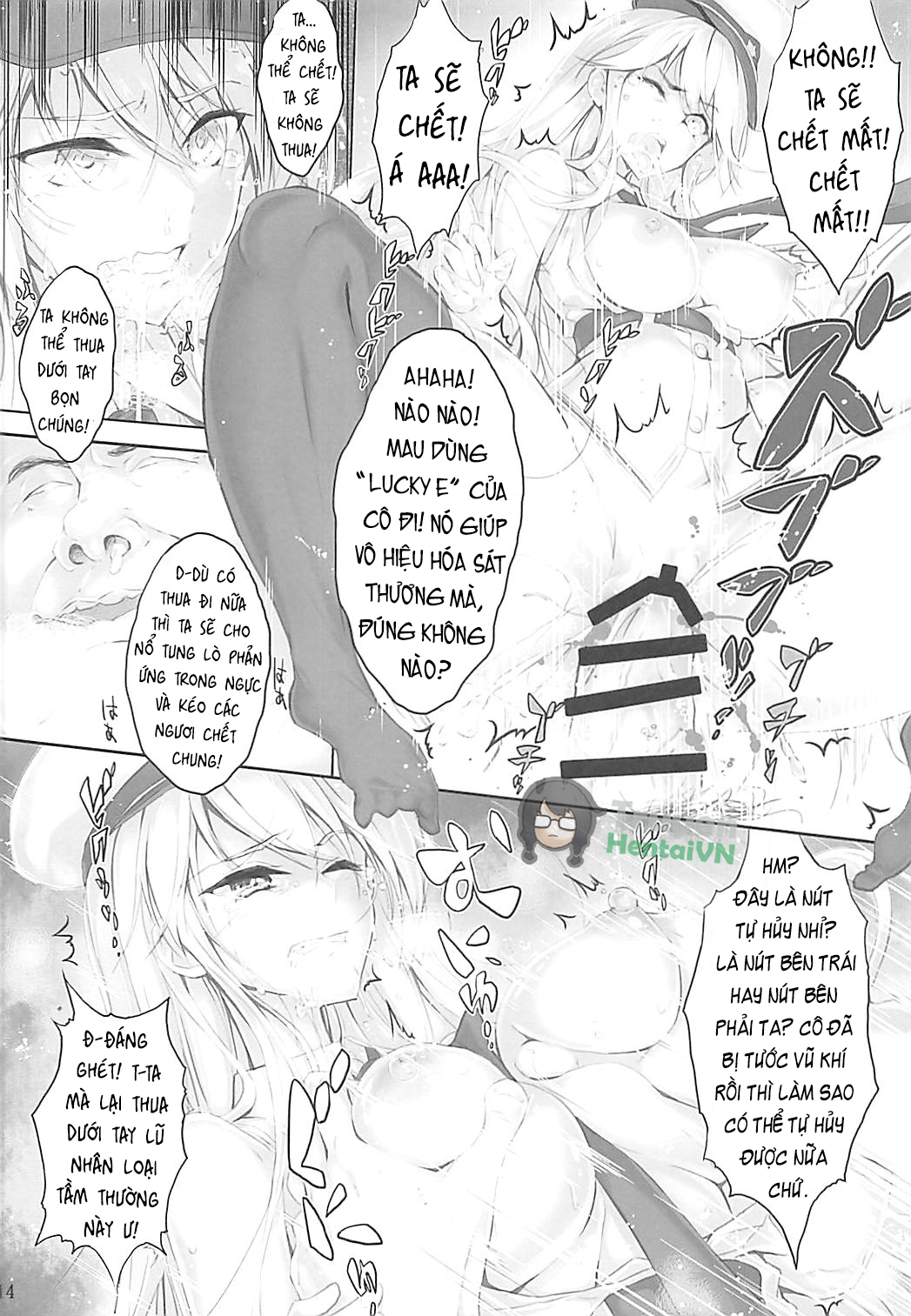 Đọc truyện hentai Saikyou Kuubo no Enpri-sama mo Gisou o Hazuseba Chuunen Yamatohou no Hyoutekikan - Oneshot