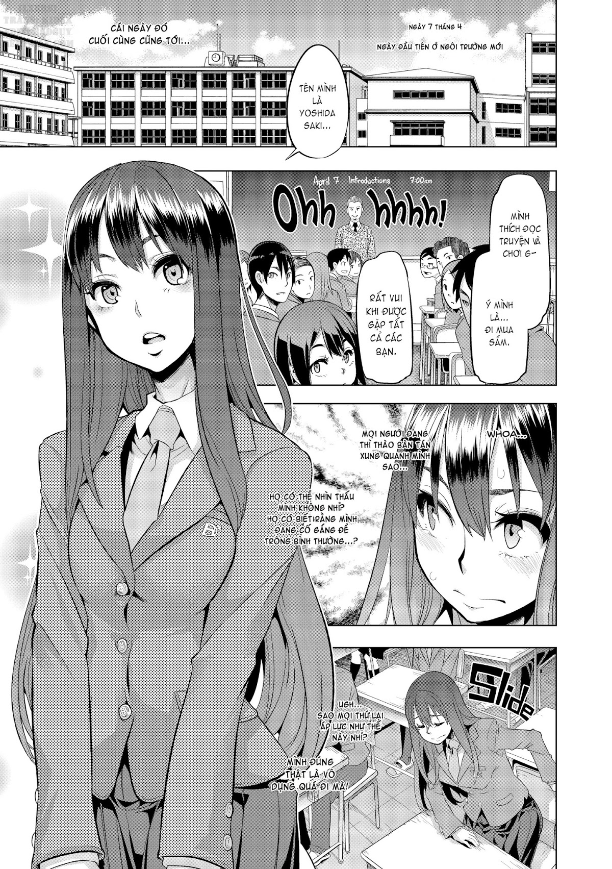 Đọc truyện hentai Cô nữ sinh và lần đầu biết sướng - Chap 1