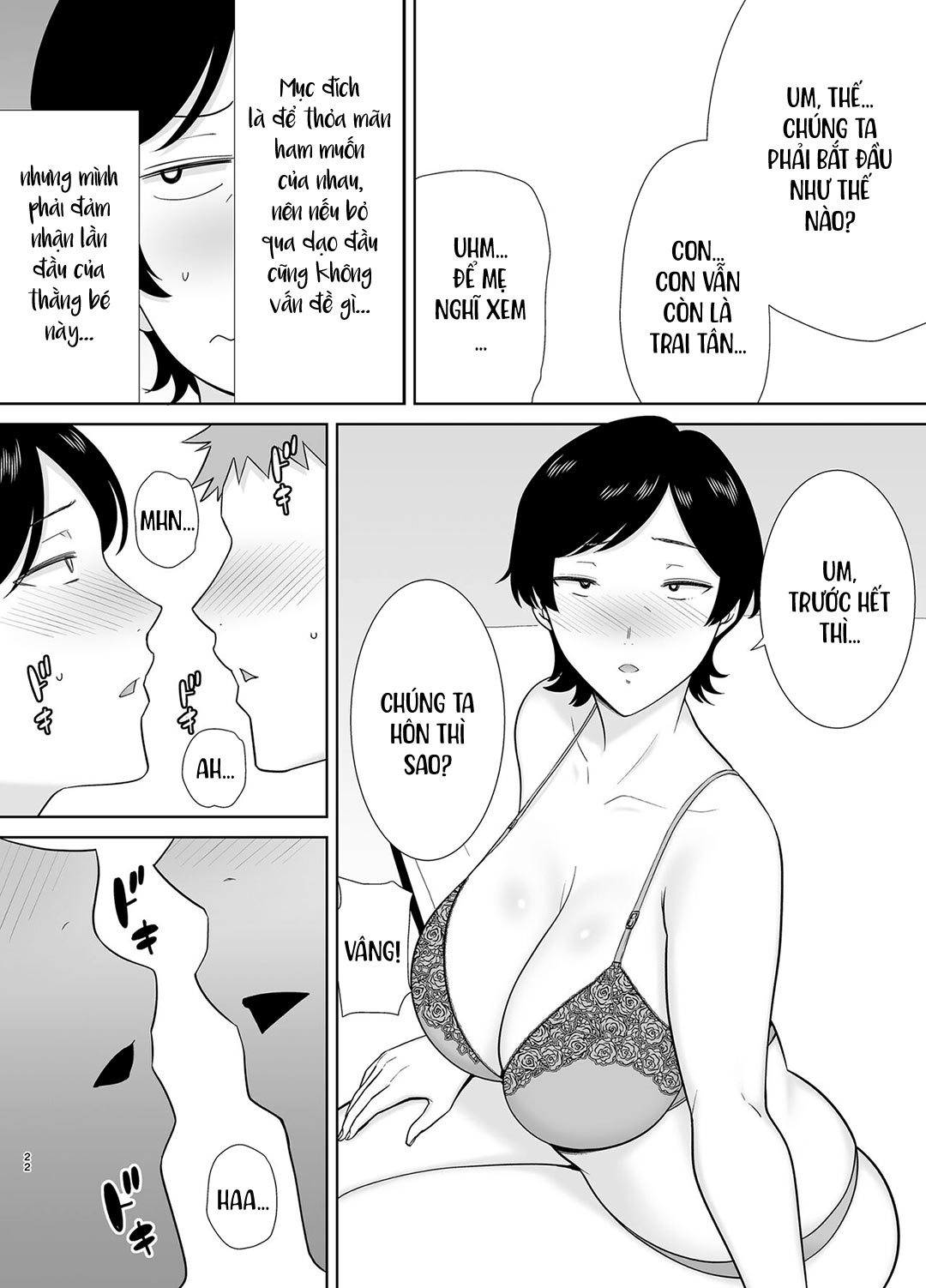 Đọc truyện hentai Mẹ cũng là phụ nữ - Chap 1 - Có che