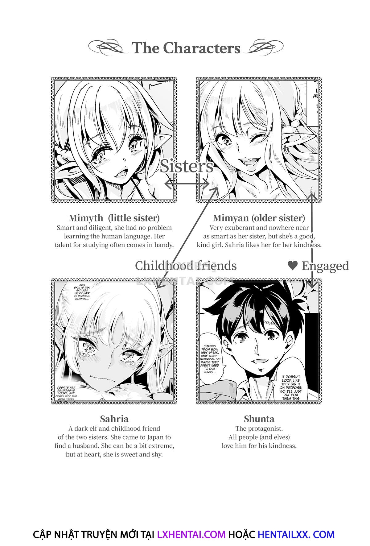 Đọc truyện hentai Slutty Elf Sisters Seeking a Husband - Chap 3 - Harem Quartet