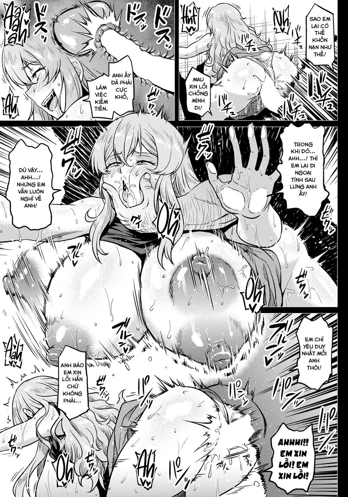 Đọc truyện hentai Shiawase NTR Keikaku - Oneshot