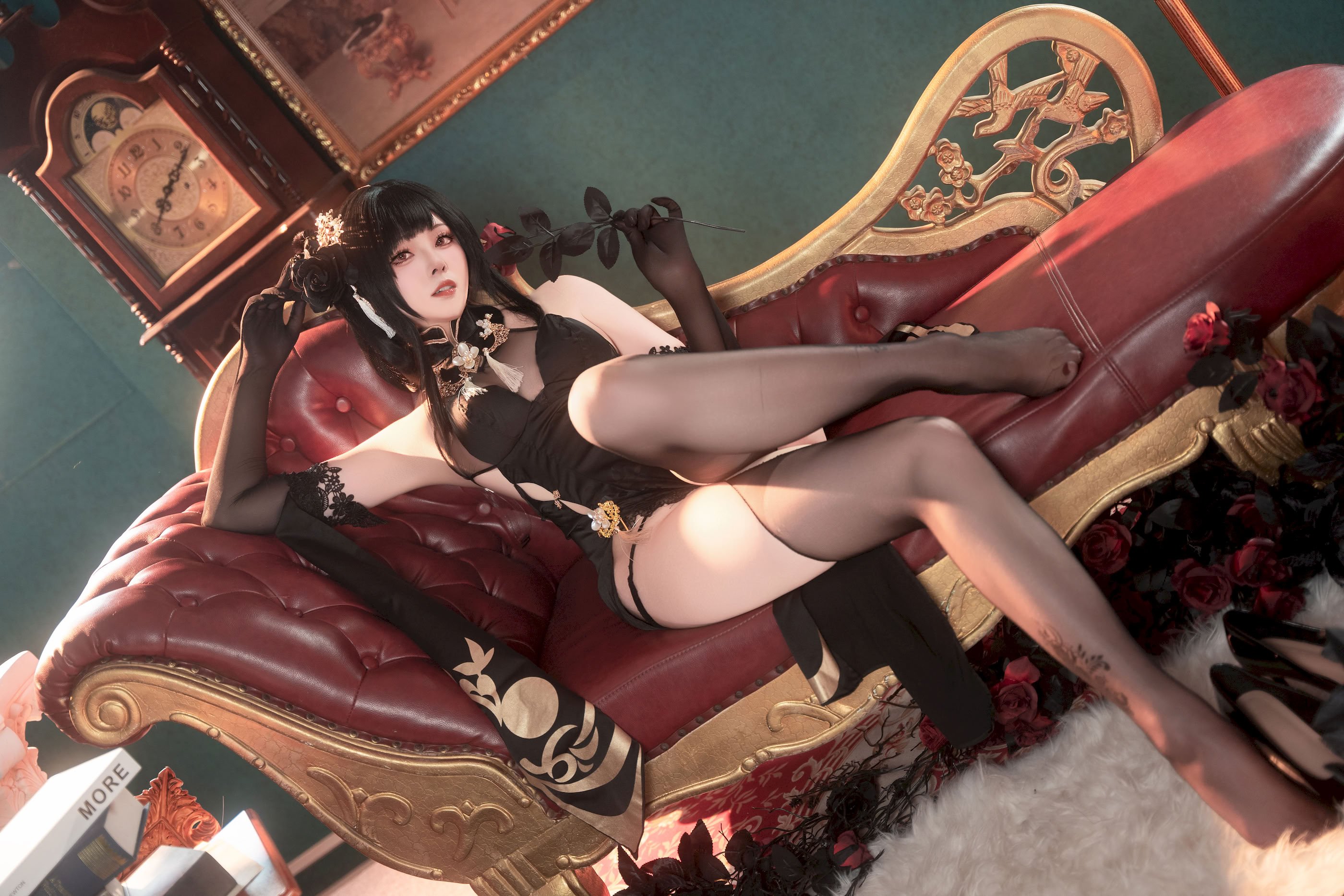 Đọc truyện hentai Tuyển tập Albums siêu phẩm Cosplay - Chap 1241 - Natsuko - Azur Lane Zhenhai Cheongsam