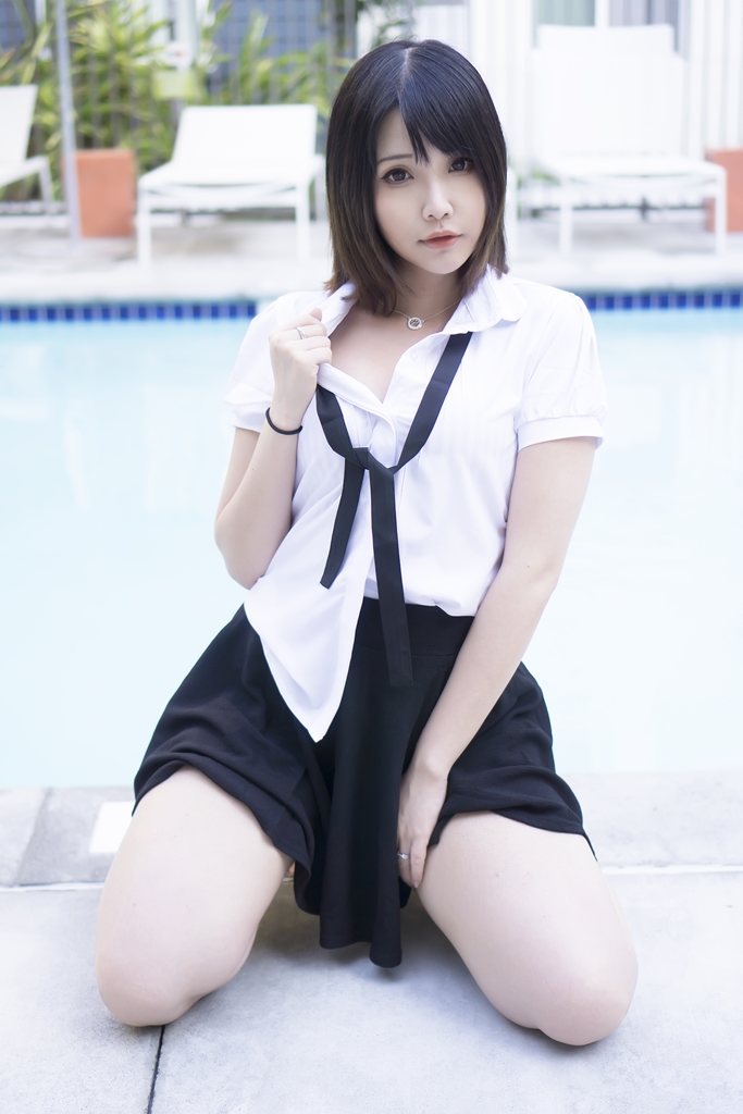 Đọc truyện hentai Tuyển tập Albums siêu phẩm Cosplay - Chap 291 - Hana Bunny – Wet Shirt Casual