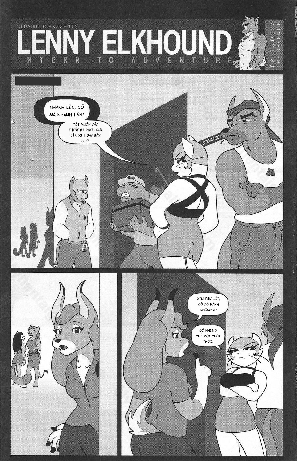 Đọc truyện hentai Lenny Elkhound 7 - Intern To Adventure - Oneshot