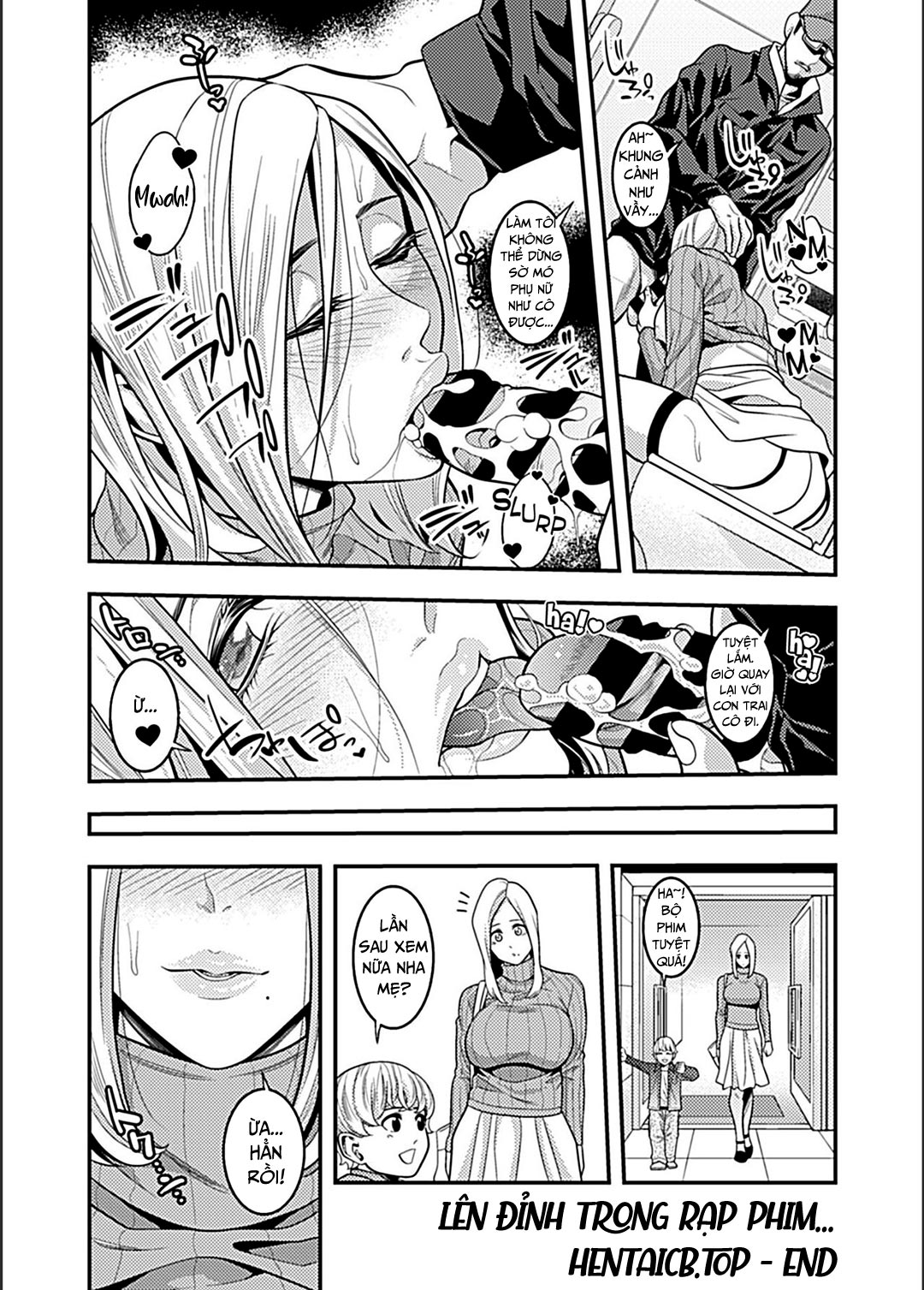 Đọc truyện hentai Lên đỉnh trong rạp phim - Oneshot