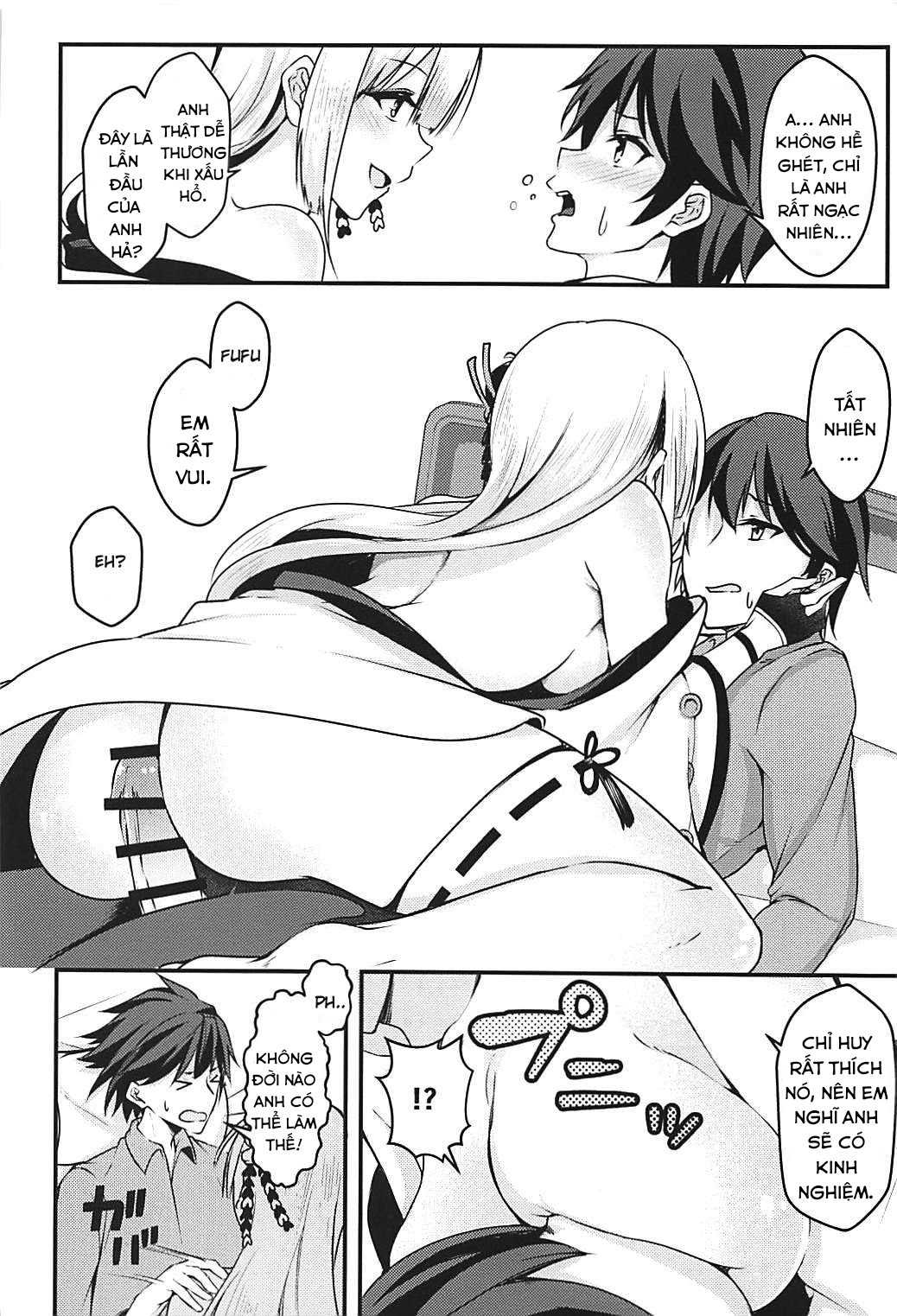 Đọc truyện hentai Có tốt không khi Shoukaku là người biến thái? - Oneshot