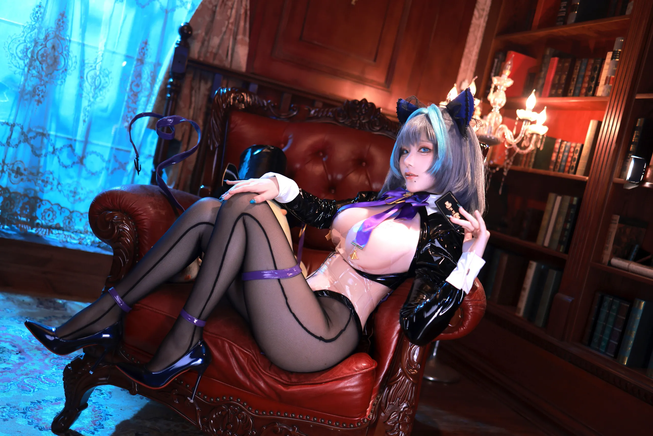 Đọc truyện hentai Tuyển tập Albums siêu phẩm Cosplay - Chap 1152 - Cheese Cube Wii - Azur Lane Cheshire Magician