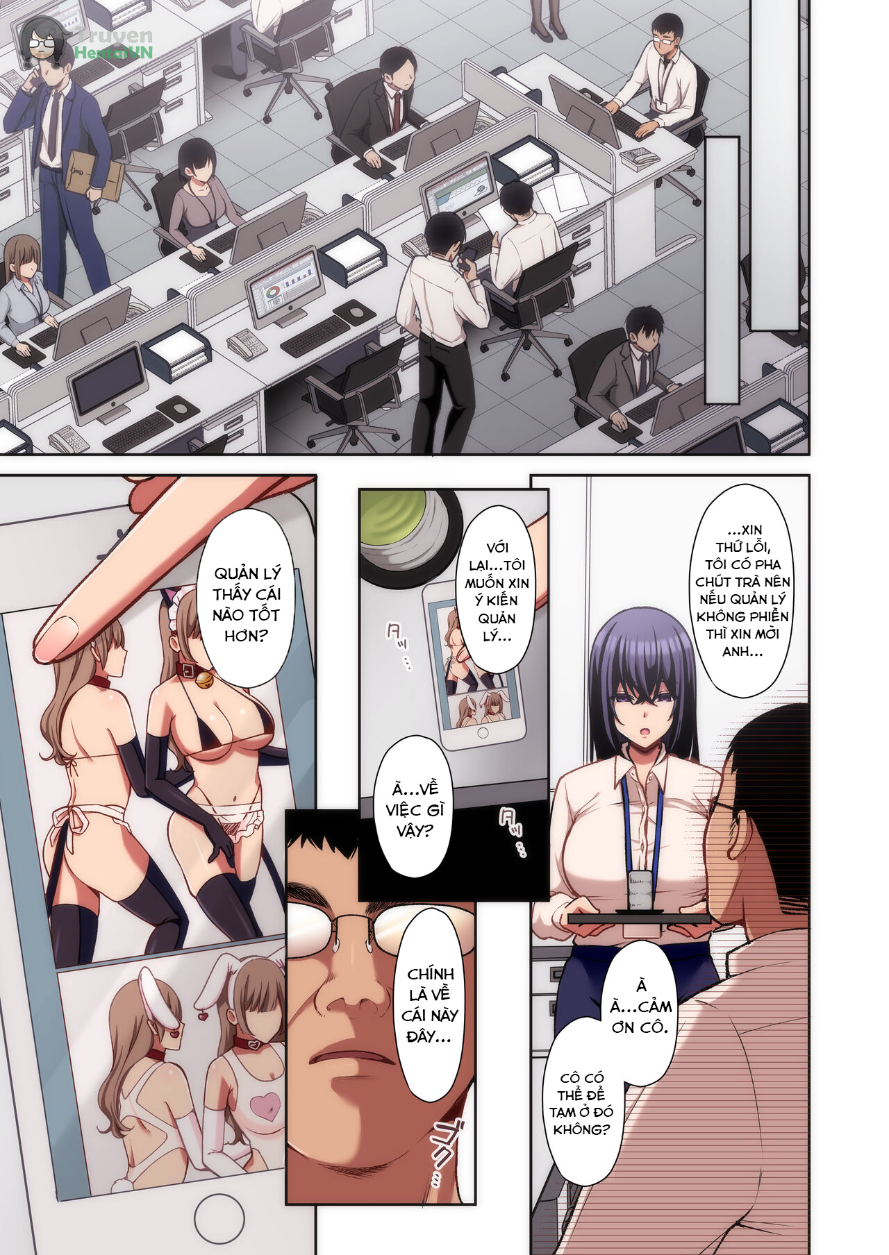 Đọc truyện hentai Huấn luyện nhân viên dâm dục thành bồn chứa tinh - chap 1