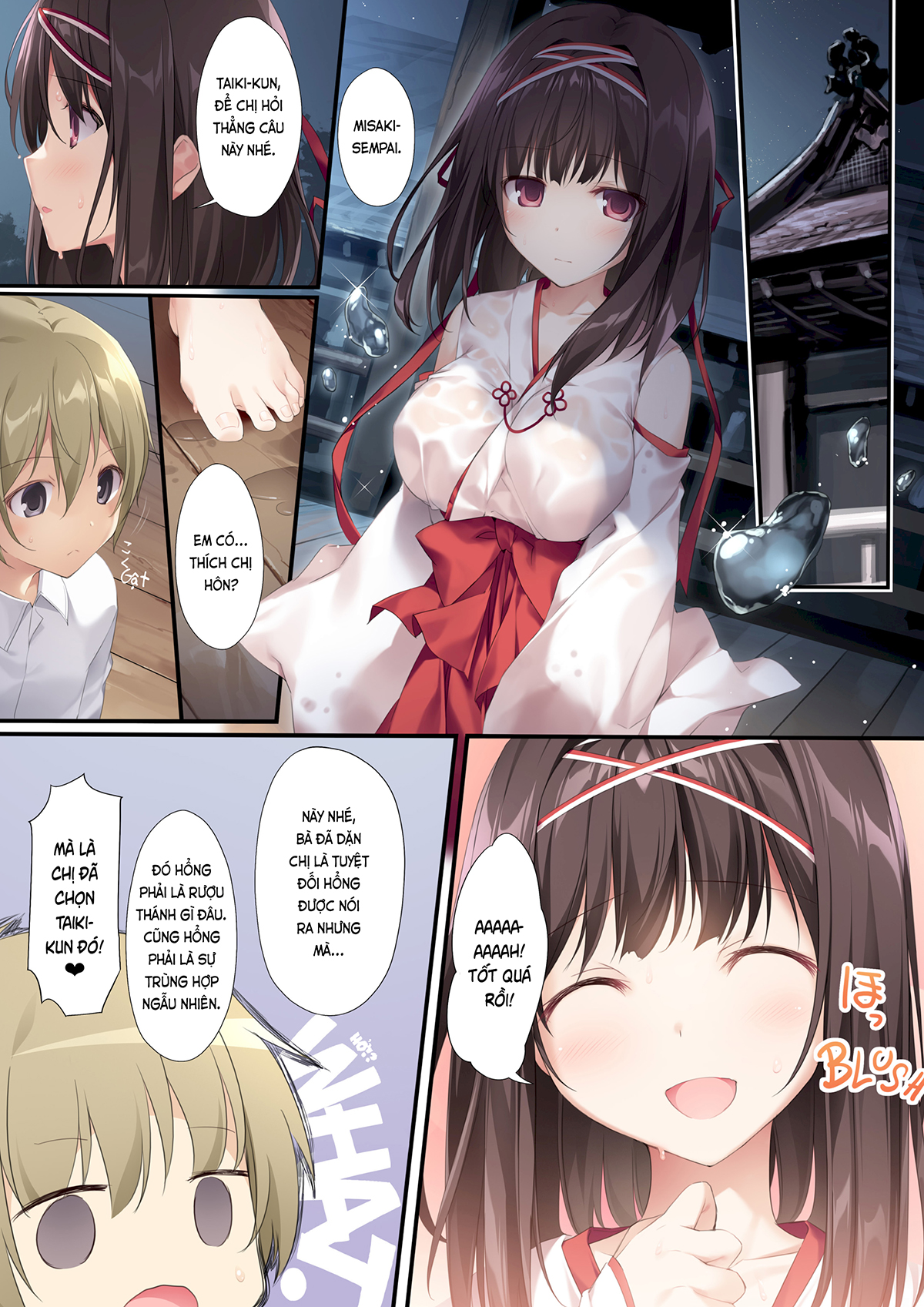 Đọc truyện hentai Chị vu nữ trong trắng siêu dâm (nguyên tác) - Ch. 1. Miko-sempai