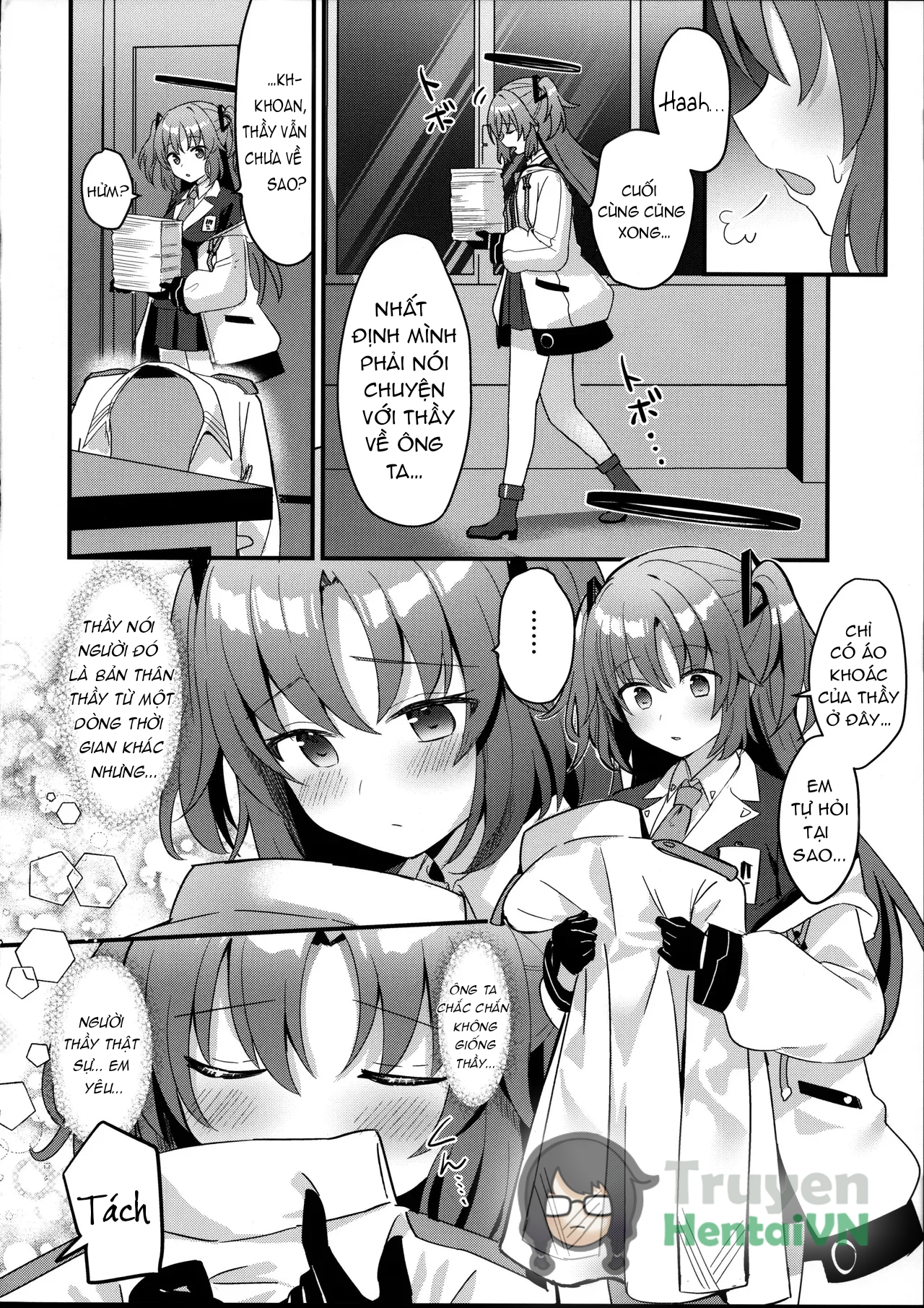 Đọc truyện hentai ENG-Chiune_Kimodebu Sugite Kivotos o Horoboshita Sensei ga Bessekaisen no Yuuka o NTR Ryoujoku suru Hon - Oneshot