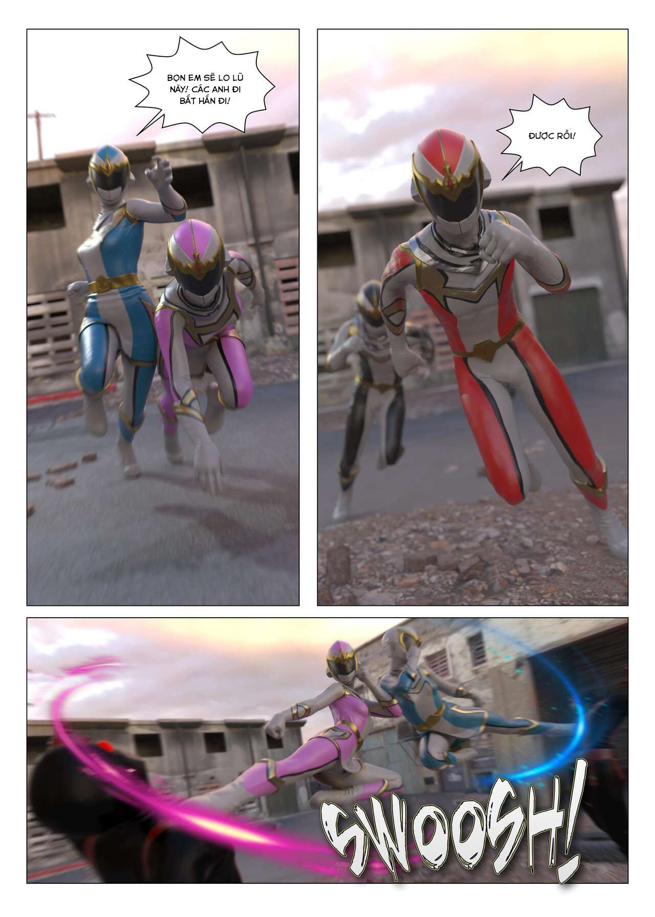 Đọc truyện hentai Siêu nhân thời loạn lạc - Chap 3