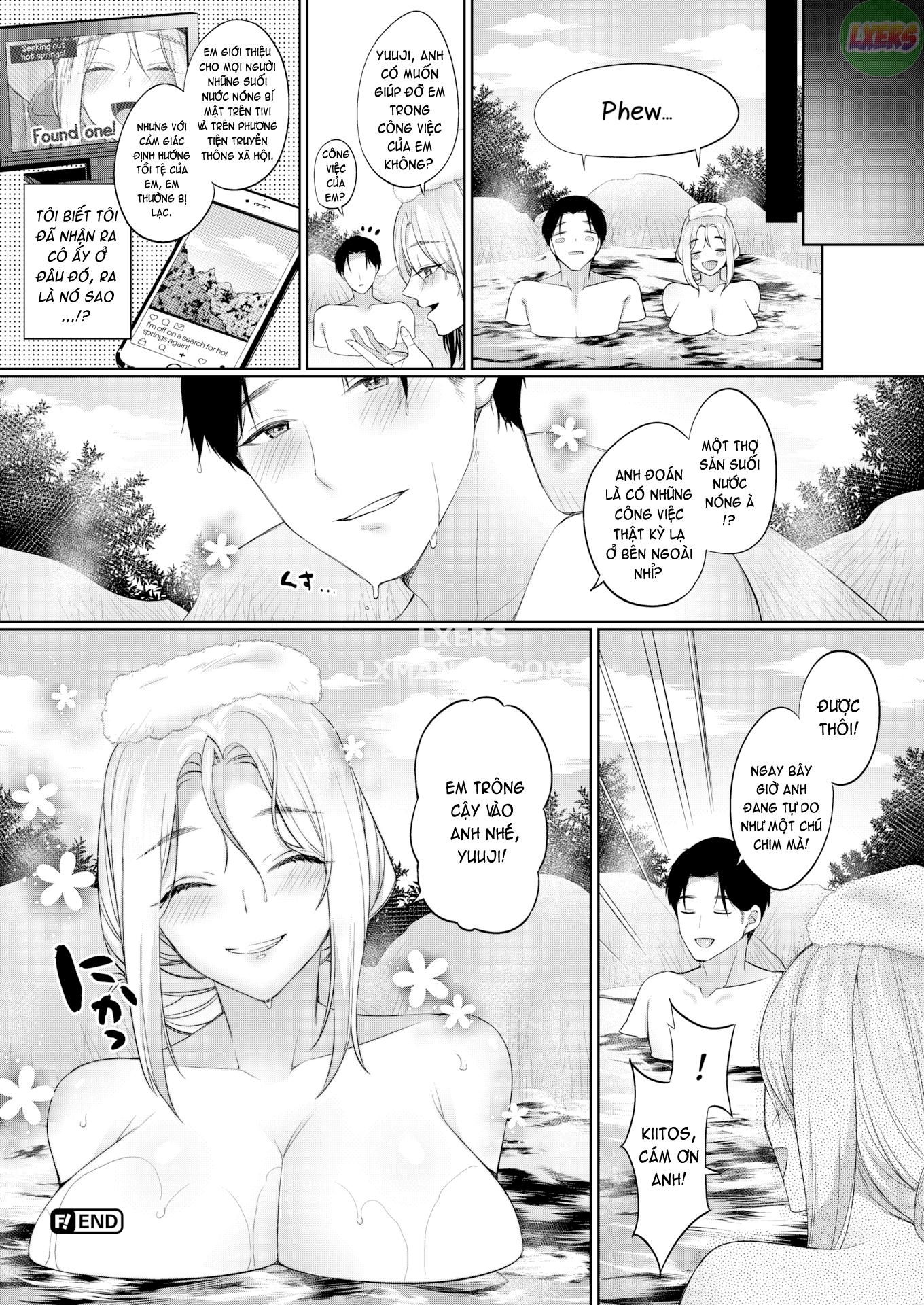 Đọc truyện hentai Thợ săn suối nước nóng bí mật - Oneshot