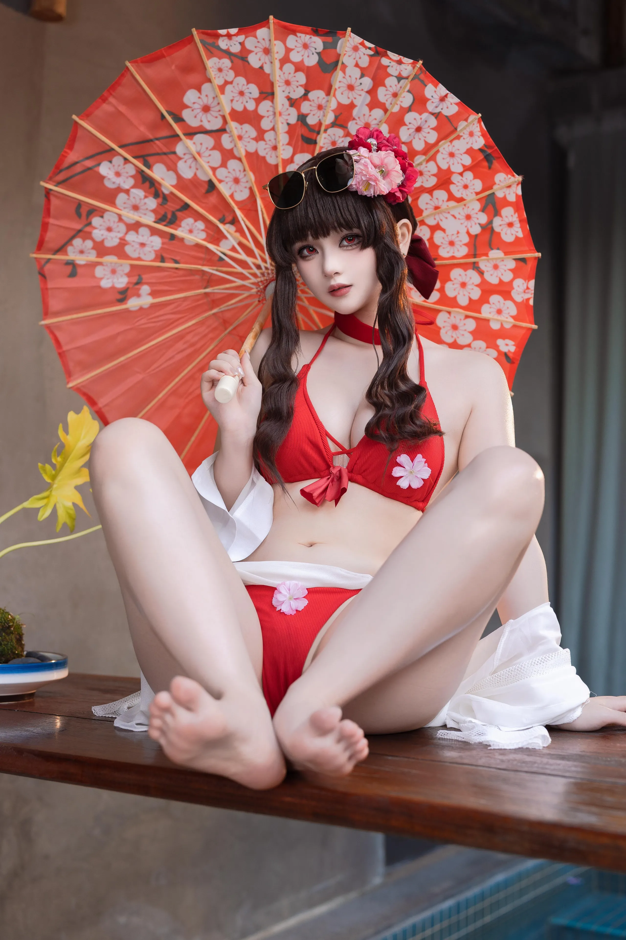 Đọc truyện hentai Tuyển tập Albums siêu phẩm Cosplay - Chap 966 - Fish - Sakura Swimsuit