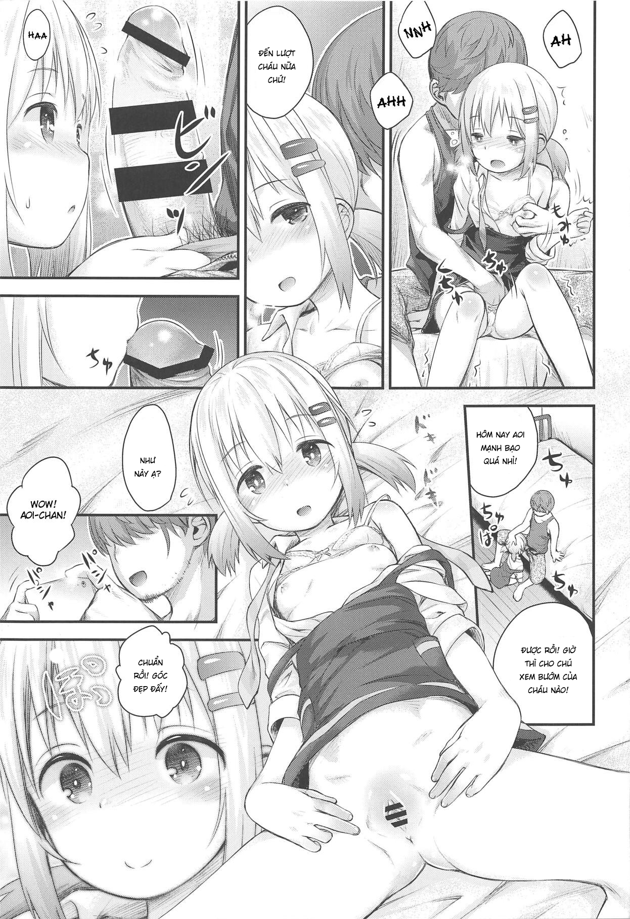 Đọc truyện hentai Vui vẻ cùng Aoi-chan (Yama no Susume) - Oneshot