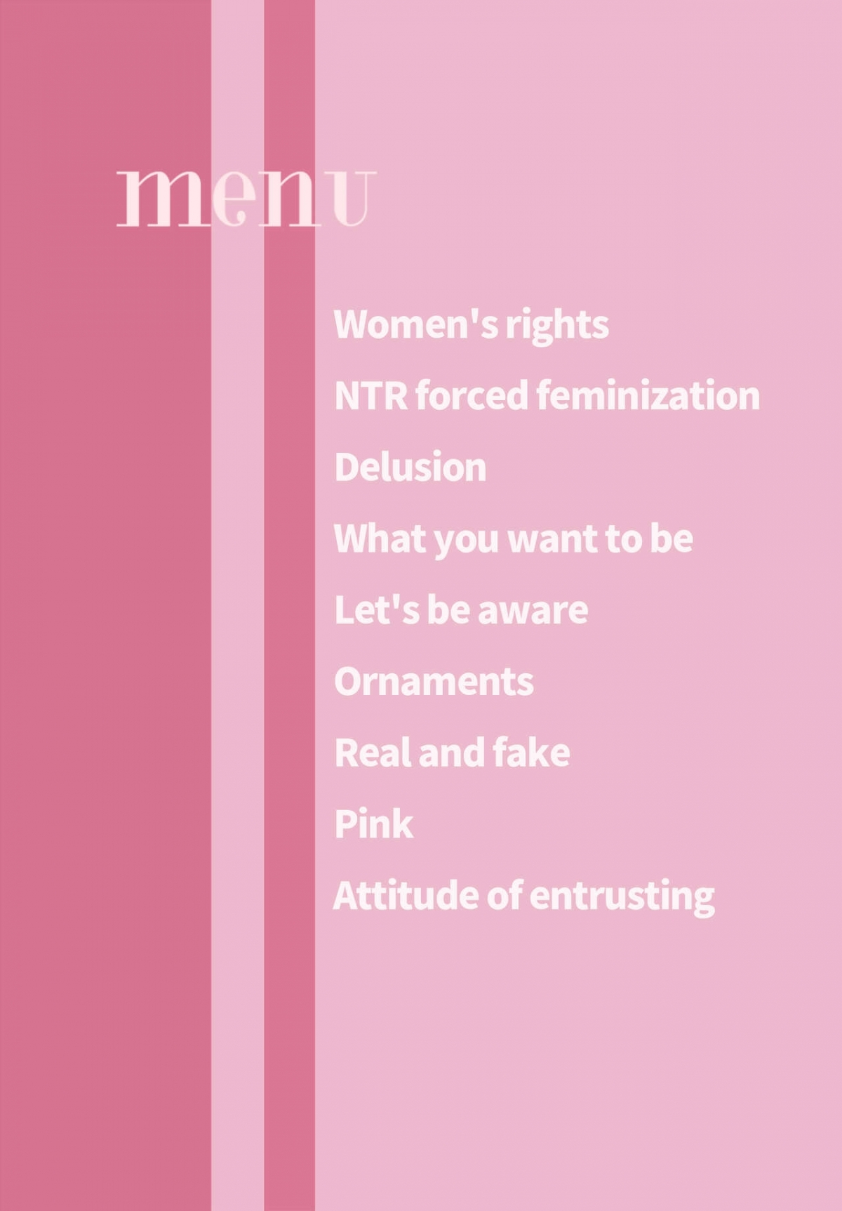 Đọc truyện hentai SISSY A LA CARTE 31 - Oneshot