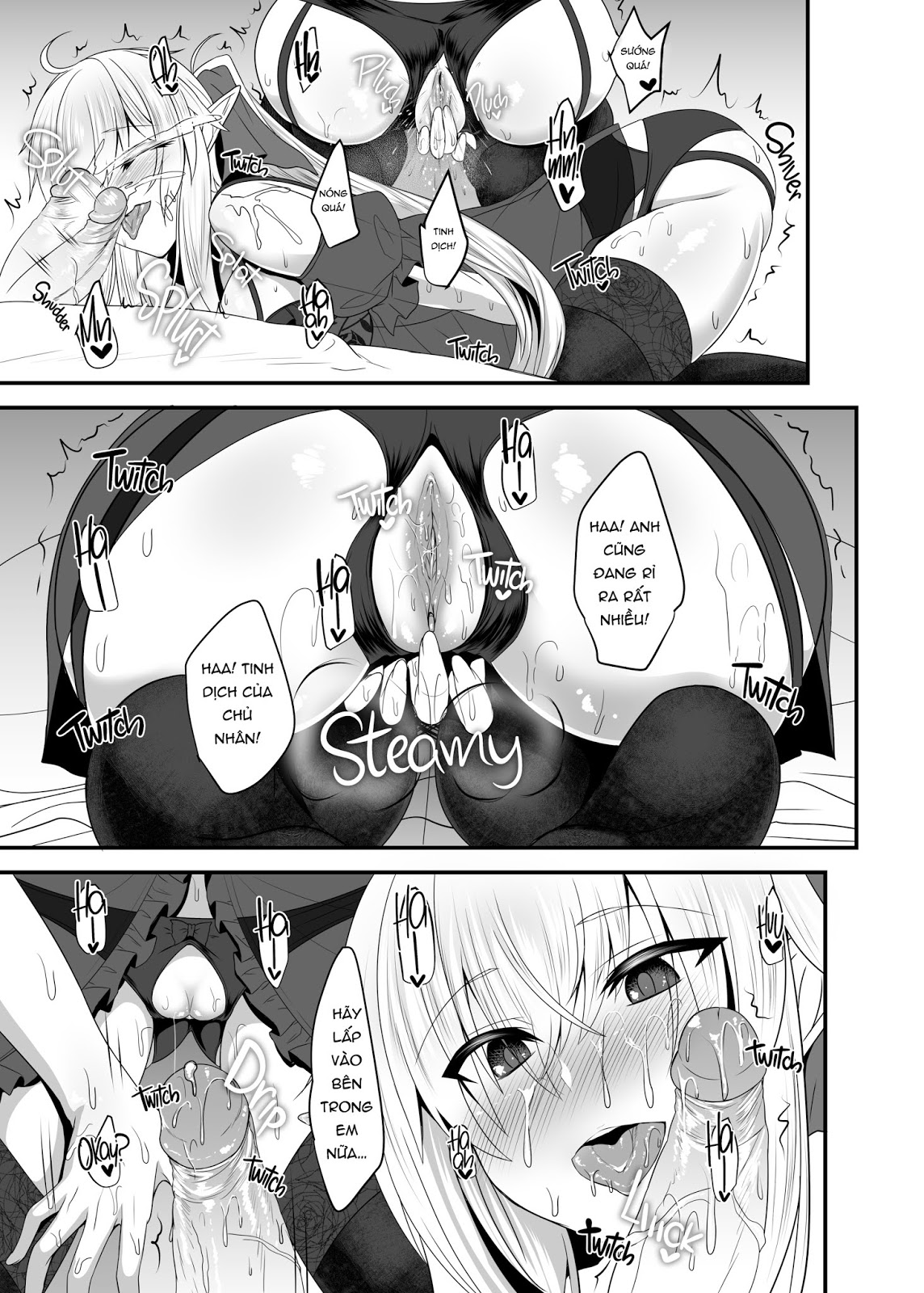 Đọc truyện hentai I Love You So, Young Master! - Chap 3 - I Want My Elf Maid to Sneak Into My Bed at Night with Sexy Lingerie-