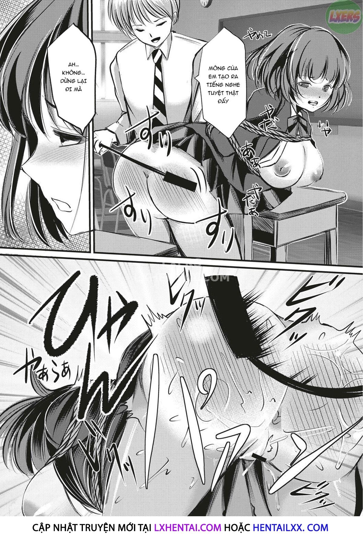 Đọc truyện hentai Kinbaku Seidorei Choukyou Gakuen - Chap 7 - END