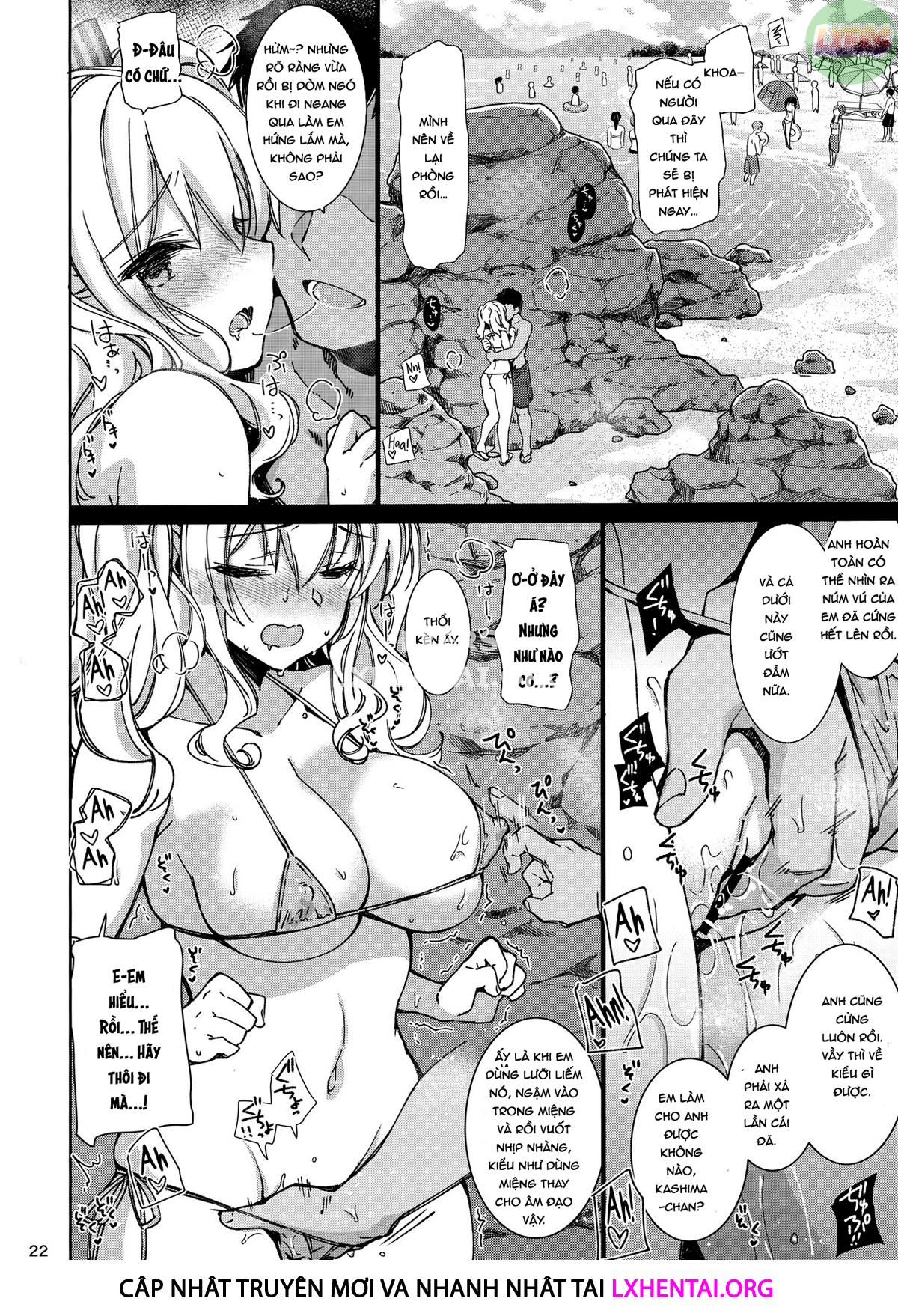 Đọc truyện hentai Heart-Broken Kashima's Summer Vacation - Oneshot