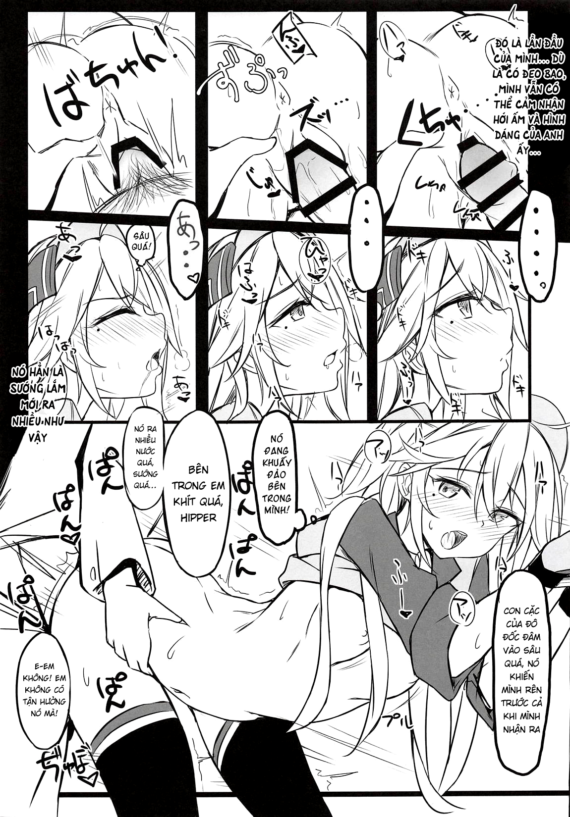 Đọc truyện hentai Hipper to H ga Shitai - Oneshot