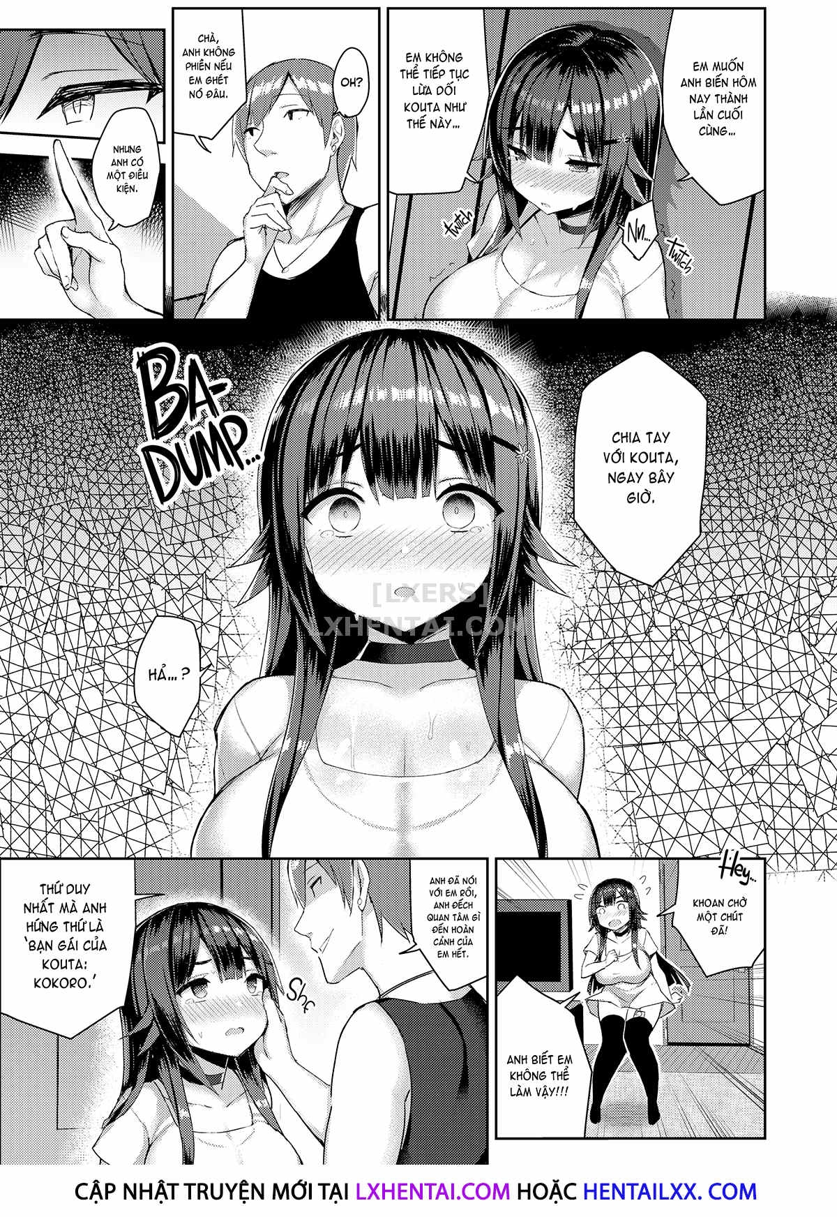 Đọc truyện hentai Curvy Tales - Chap 4 - More of an Urge to NTR a Girlfriend in a School Swimsuit