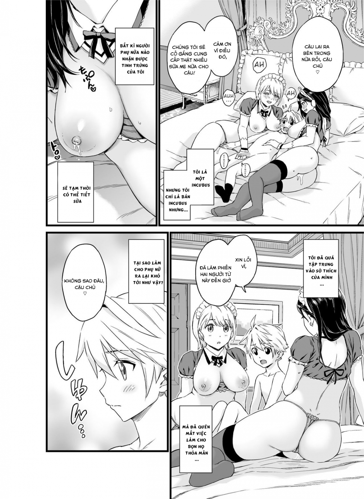 Đọc truyện hentai Bocchama wa Oppai Milk de Otawamure - Oneshot