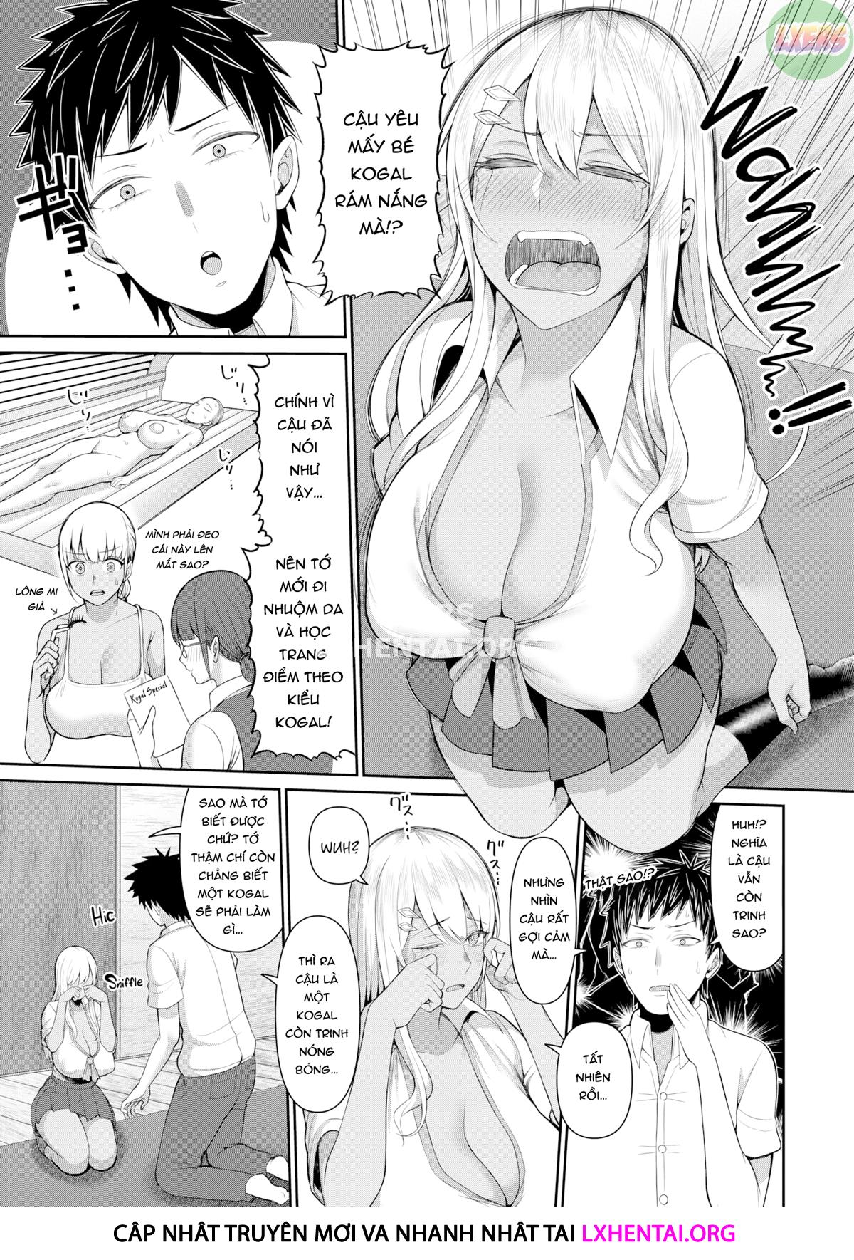 Đọc truyện hentai Yêu màng Kogals da ngăm - Oneshot